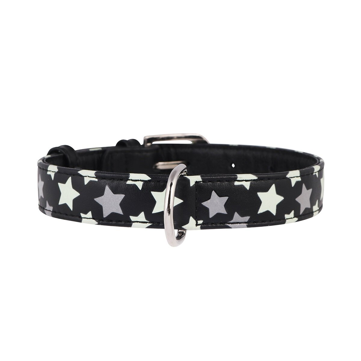 Нашийник Collar шкіряний з зірочками «Glamour» (Гламур) 46-60 см / 35 мм (кольори в асортименті)