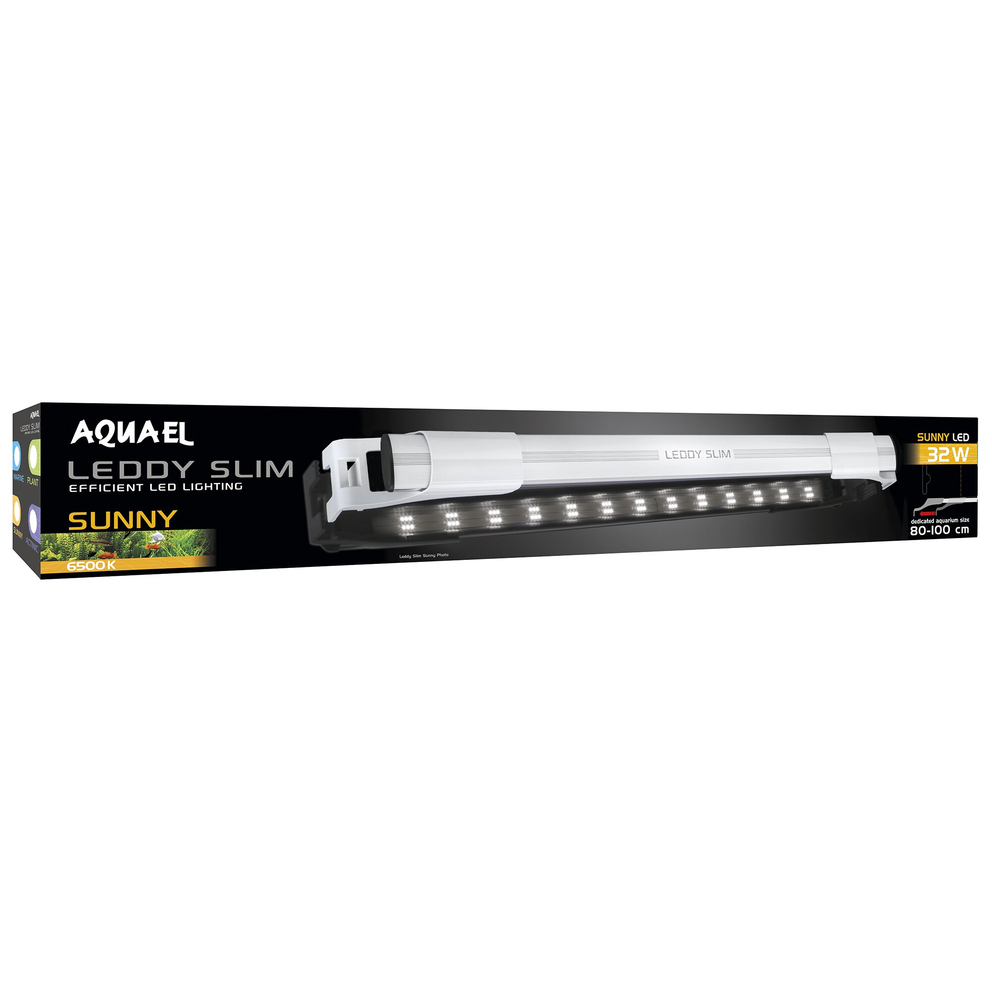 Світлодіодний світильник Aquael «Slim» 32 W, 80-100 см (Sunny)