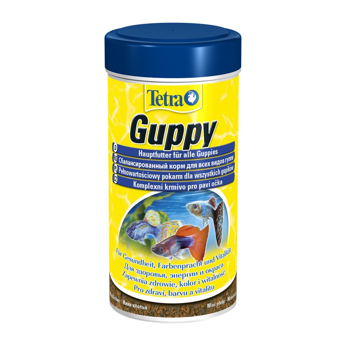Сухий корм для акваріумних риб Tetra в пластівцях «Guppy» 100 мл (для гупі)