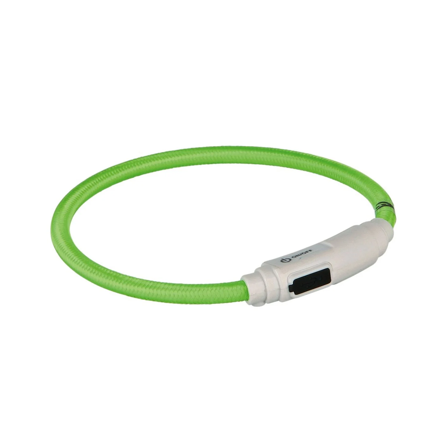 Ошейник для кошек Trixie полиуретановый, светящийся USB Flash 35 см / 7 мм - зеленый Ошейник для кошек Trixie полиуретановый, светящийся USB Flash 35 см / 7 мм - зеленый