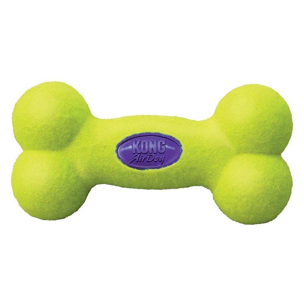 Kong AirDog Squeaker Bone іграшка для собак M 15,9 см - жовтий Kong AirDog Squeaker Bone іграшка для собак M 15,9 см - жовтий