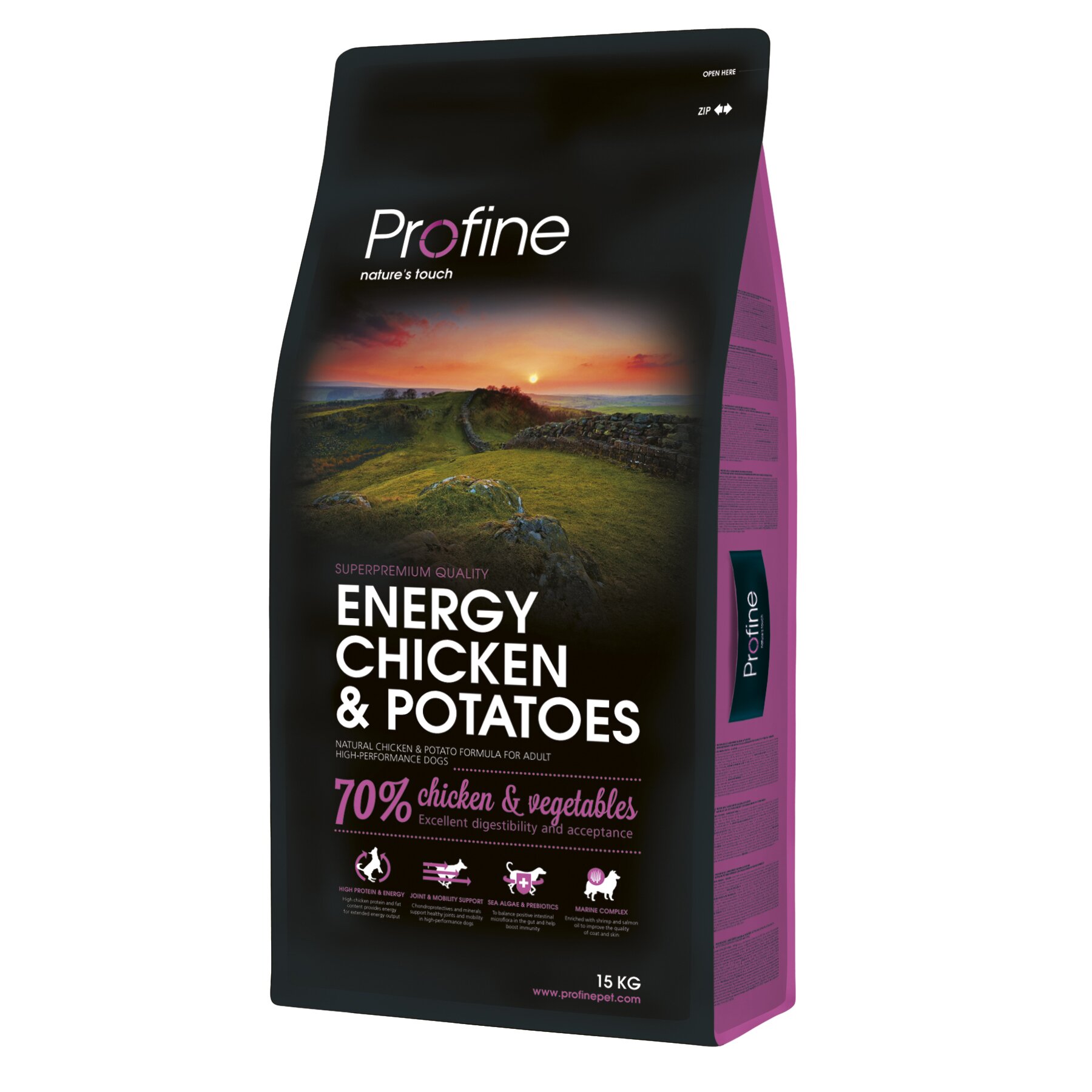 Сухий корм для собак Profine Energy 15 кг - курка та картопля