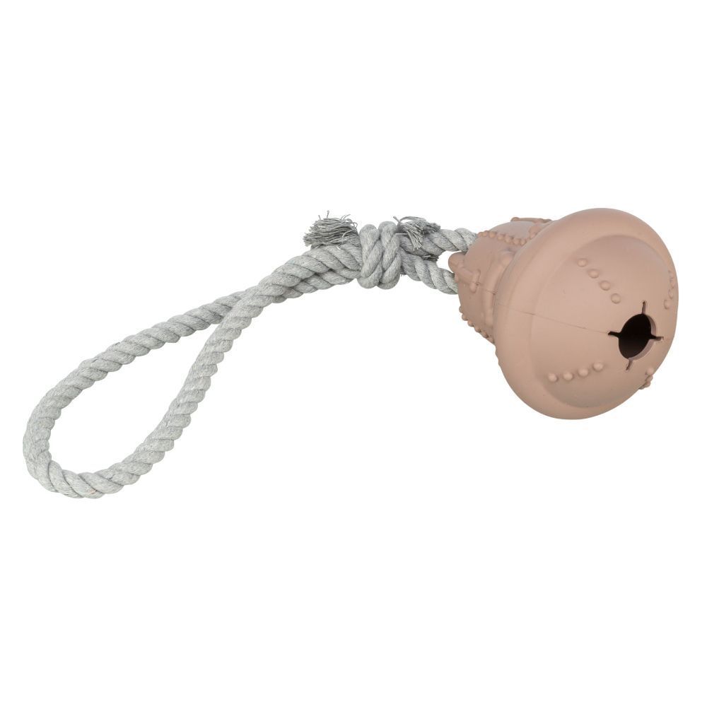 Trixie Bell on Rope іграшка для собак 36 см - бежевий