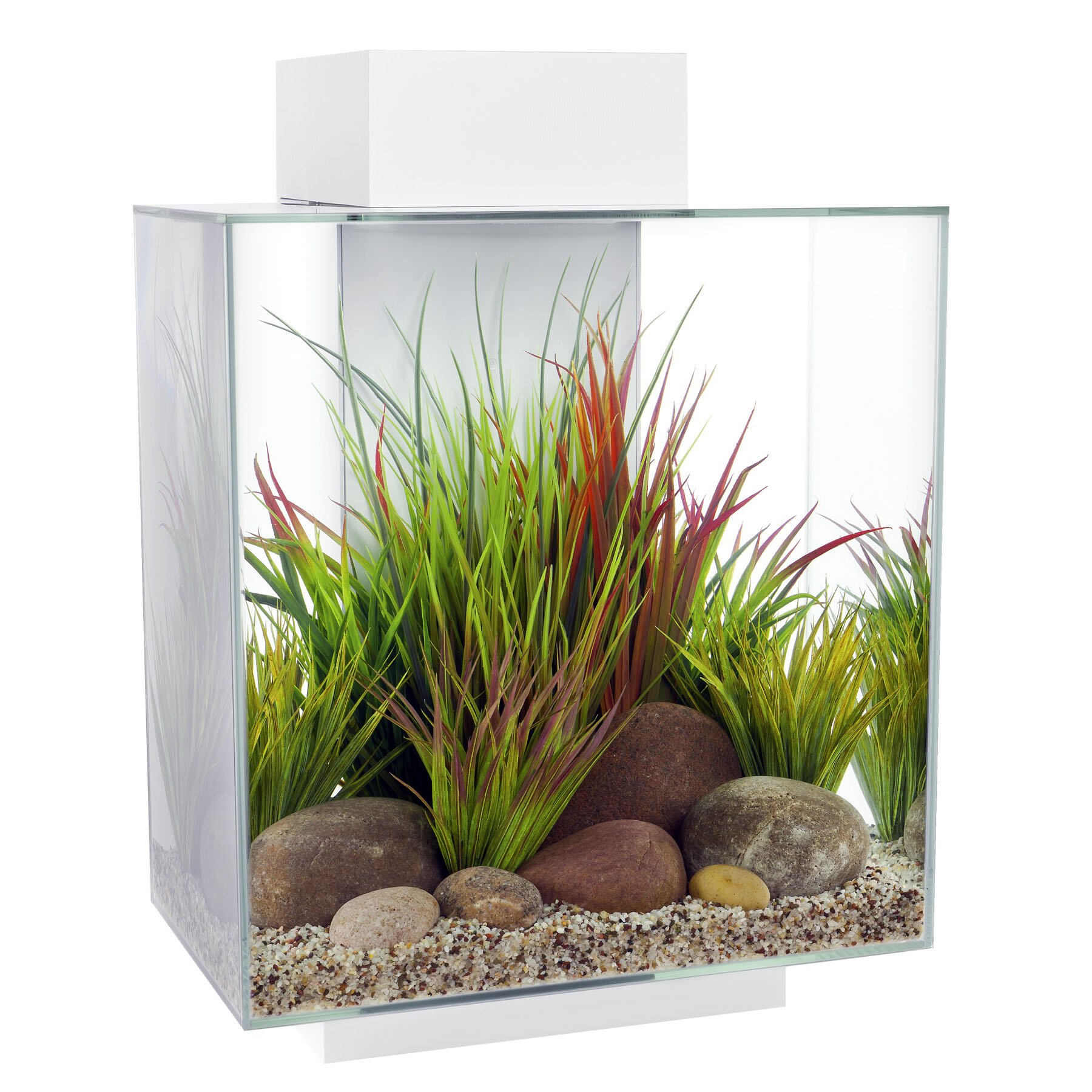 Акваріумний набір Fluval «Edge» білий, прямий (46 л)