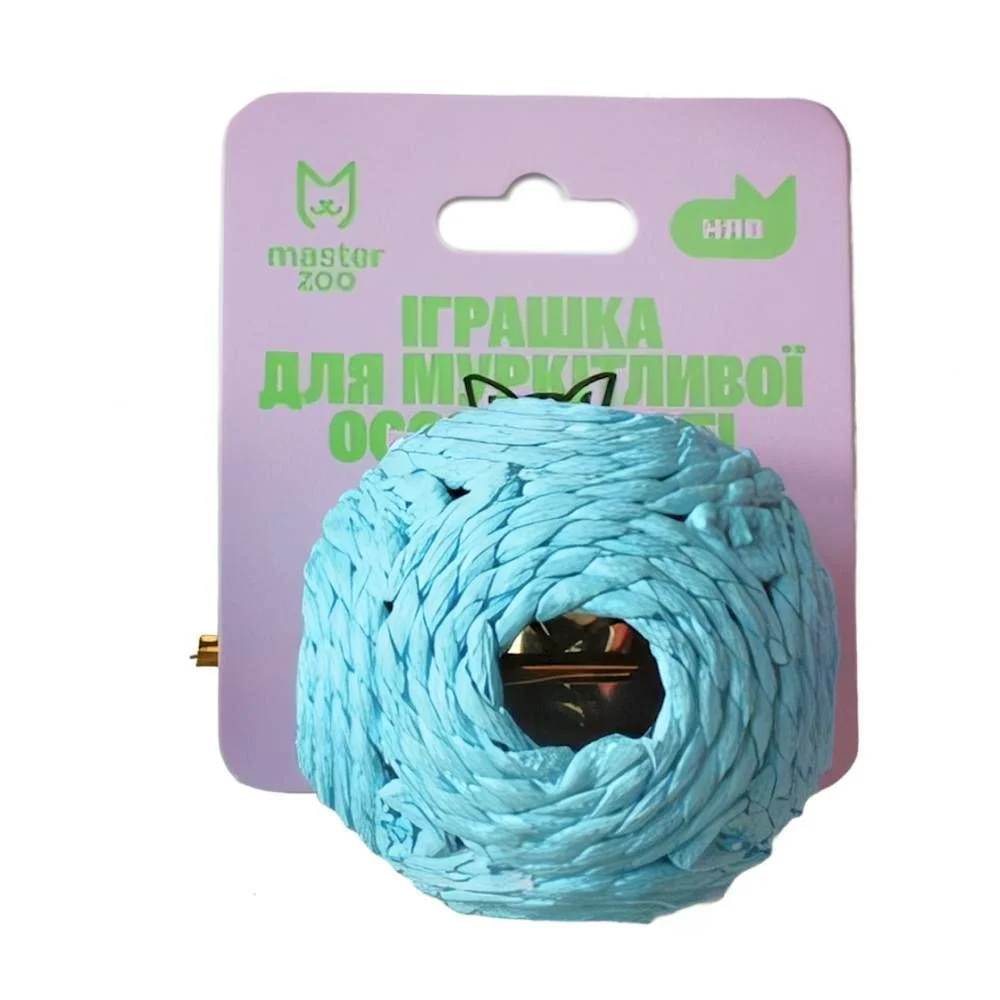 Pet Fun Мʼячик-дзвіночок іграшка для котів 6,5 см - колір в асортименті