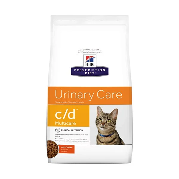 Сухой корм для кошек при заболеваниях мочевыводящих путей Hills Prescription Diet Feline c/d Multicare 10 кг - курица