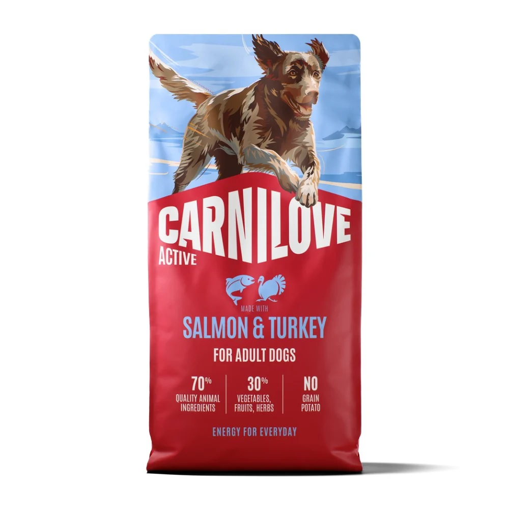 Сухой корм для собак Carnilove Active Adult 12 кг - лосось и индейка