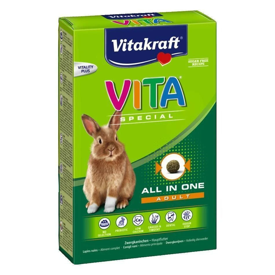 Корм для кроликів Vitakraft VITA Special 600 г - асорті