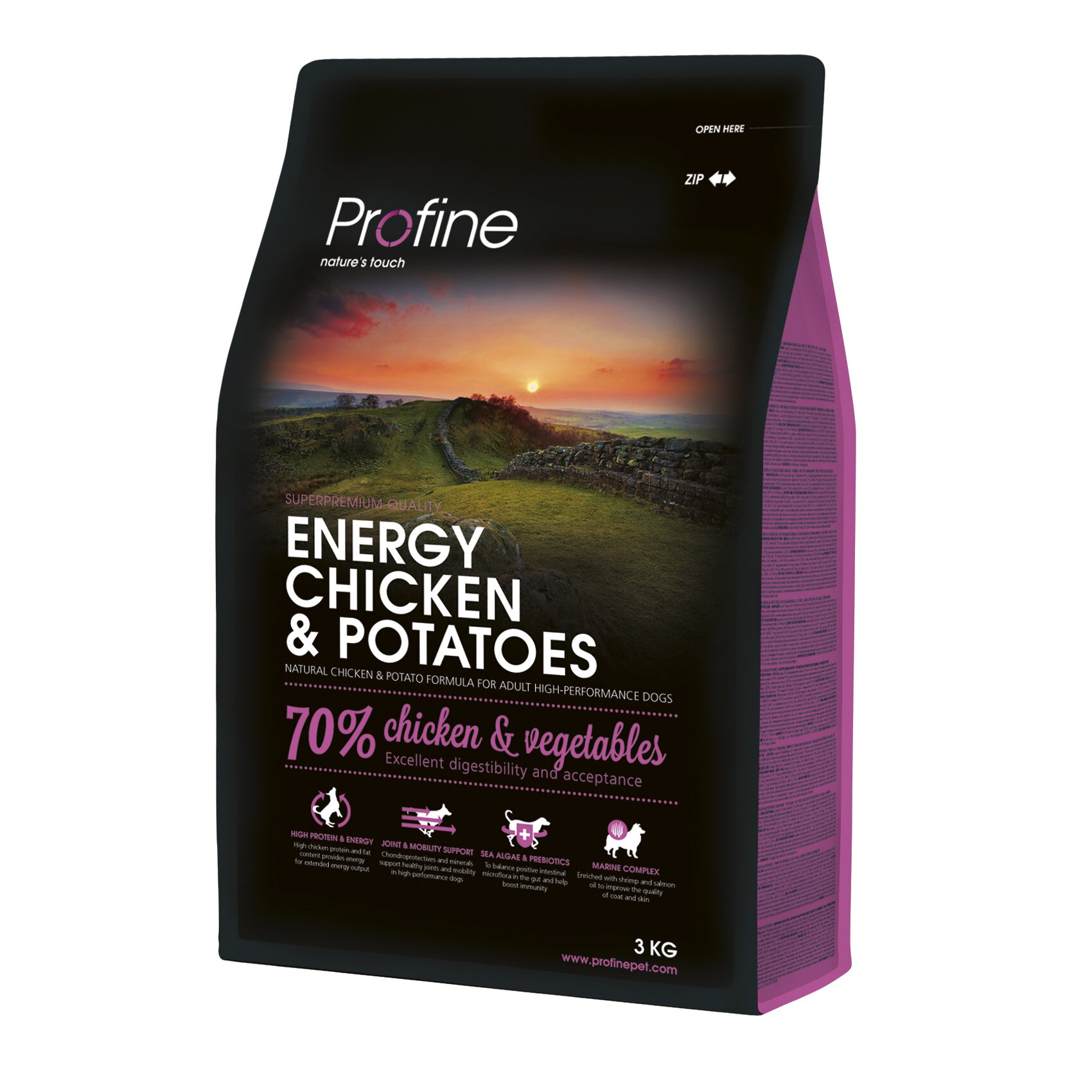 Сухий корм для активних собак всіх порід Profine Energy Chicken 3 кг (курка) Сухий корм для активних собак всіх порід Profine Energy Chicken 3 кг (курка)