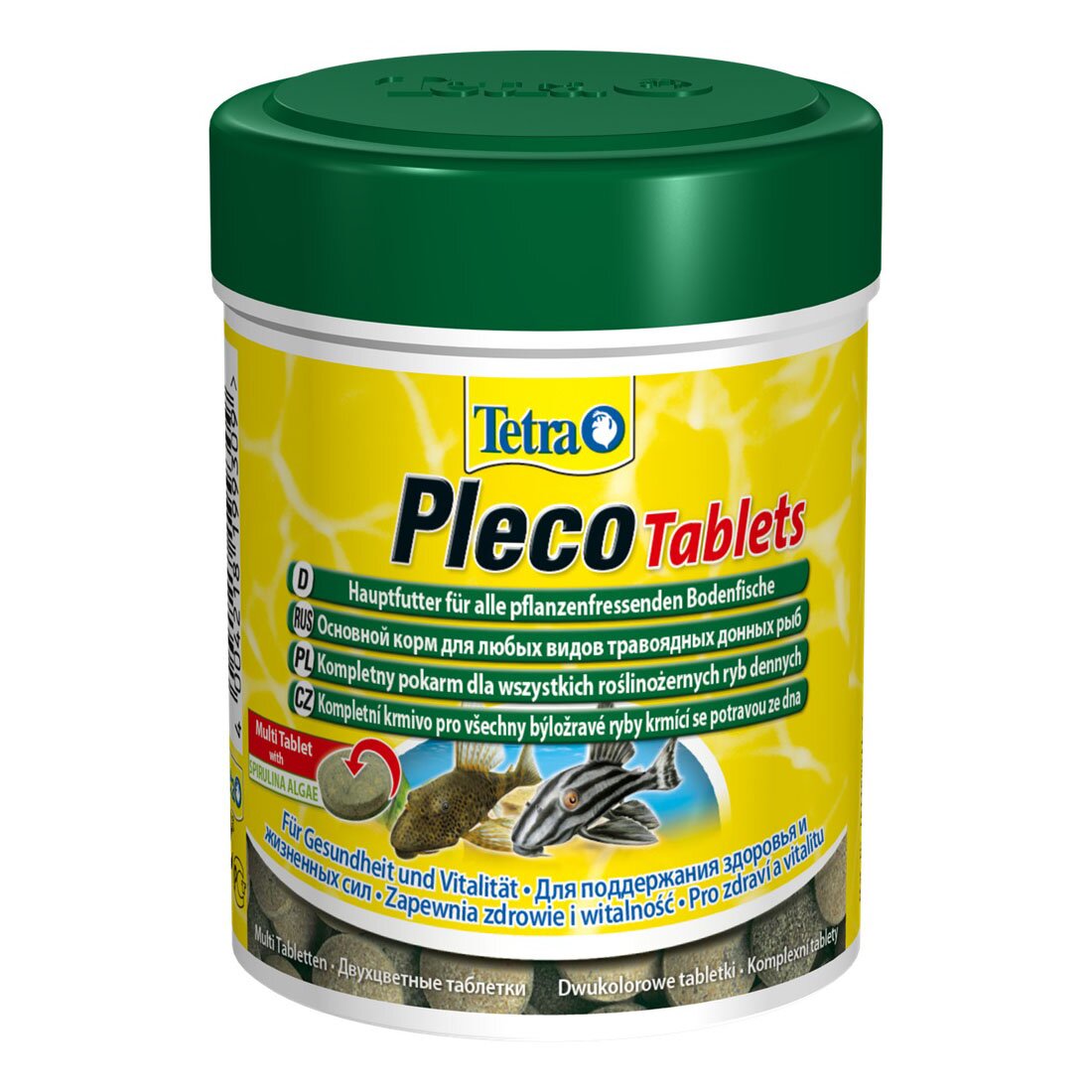 Сухой корм для аквариумных рыб Tetra в таблетках «Pleco Tablets» 120 шт. (для травоядных донных рыб) Сухой корм для аквариумных рыб Tetra в таблетках «Pleco Tablets» 120 шт. (для травоядных донных рыб)