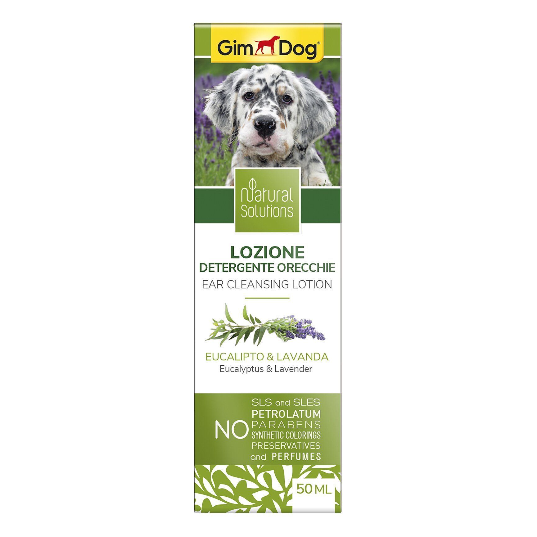 Лосьон для ухода за ушами GimDog Natural Solution «Ear Cleansing Lotion» 50 мл Лосьон для ухода за ушами GimDog Natural Solution «Ear Cleansing Lotion» 50 мл