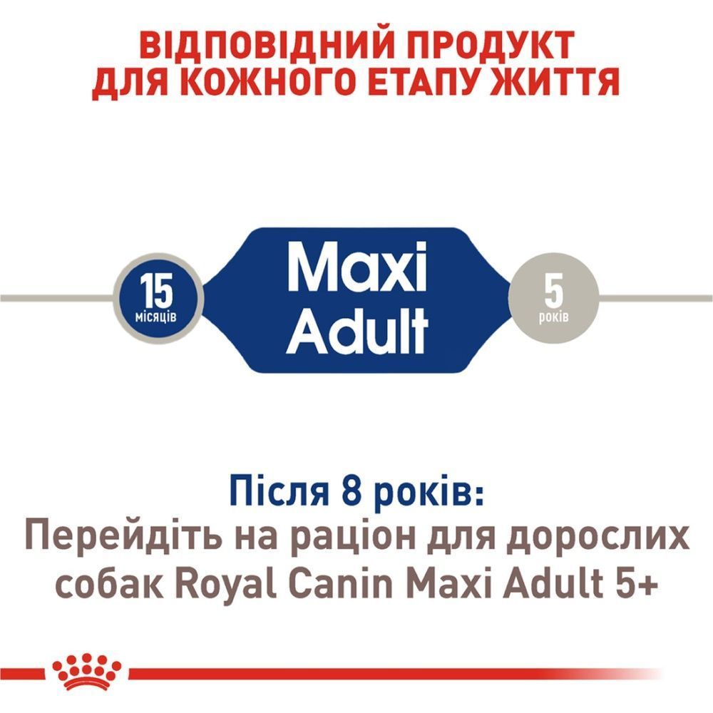 Cухий корм для собак Royal Canin Maxi Adult 3,2 кг + 800 г