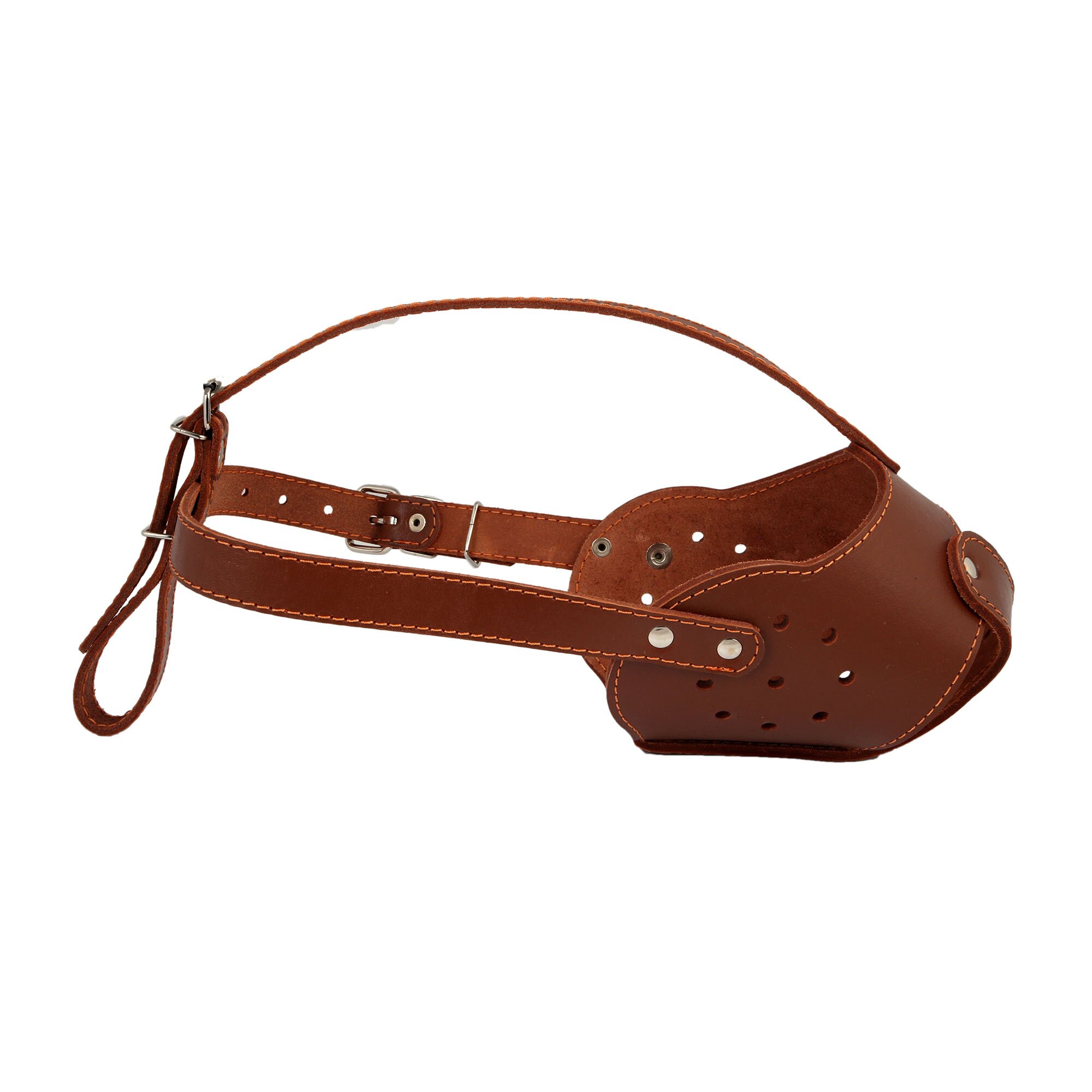 Намордник Collar кожаный А:33 см / B:8 см (коричневый, черный) Намордник Collar кожаный А:33 см / B:8 см (коричневый, черный)