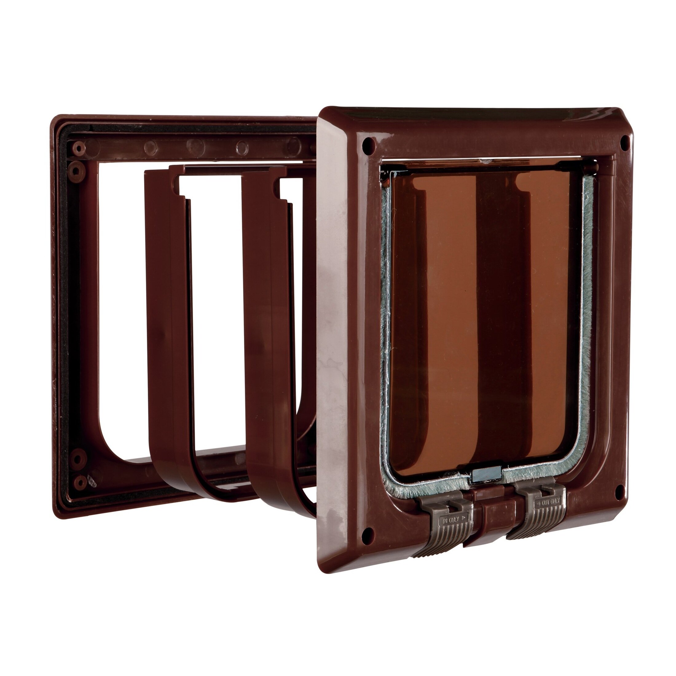 Дверцята Trixie «Luxe» з тунелем 21 x 21 см (пластик, колір: коричневий) Дверцята Trixie «Luxe» з тунелем 21 x 21 см (пластик, колір: коричневий)