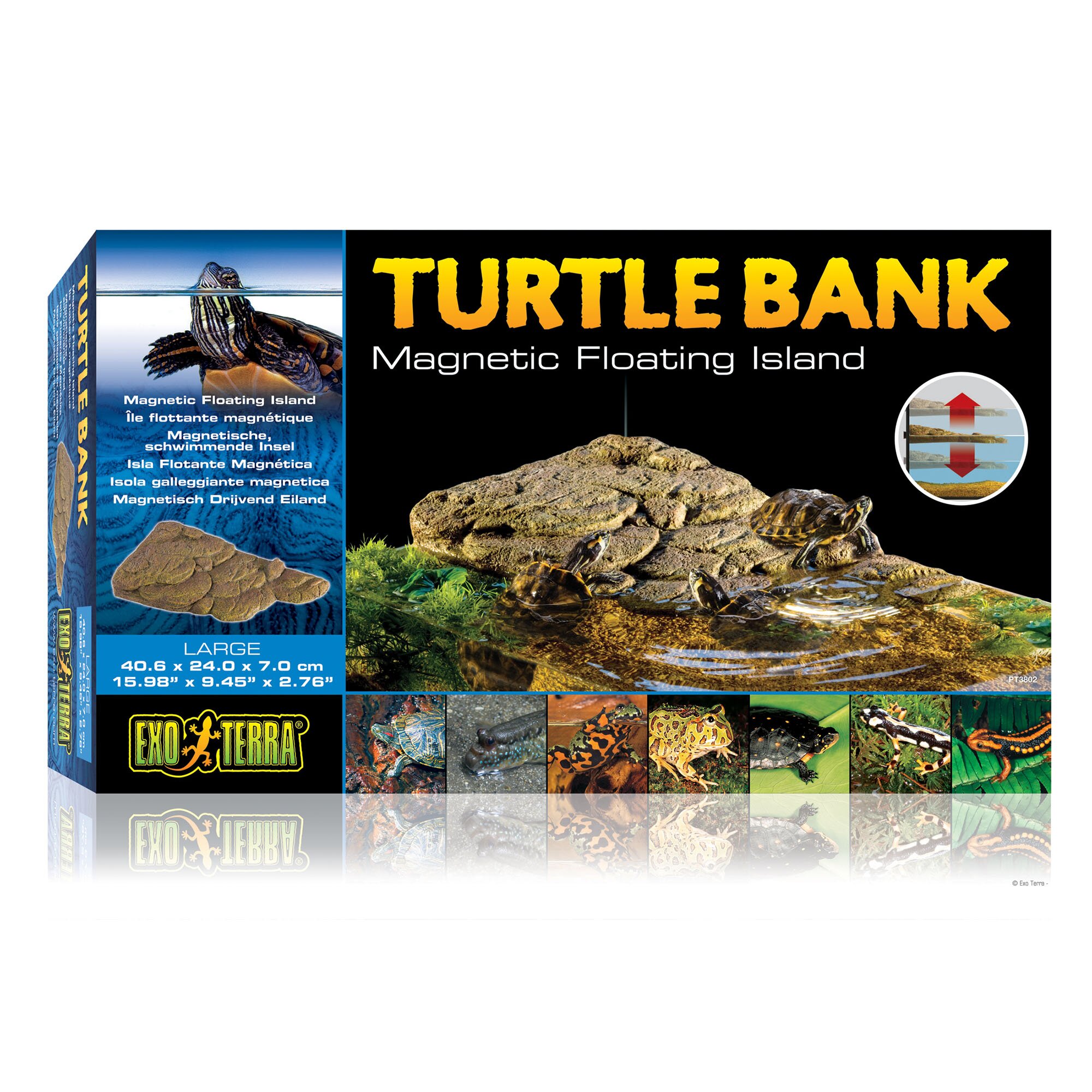 Декорація для тераріума Exo Terra «Turtle Bank» Плаваючий острів L 41 x 24 x 7 см - пластик Декорація для тераріума Exo Terra «Turtle Bank» Плаваючий острів L 41 x 24 x 7 см - пластик