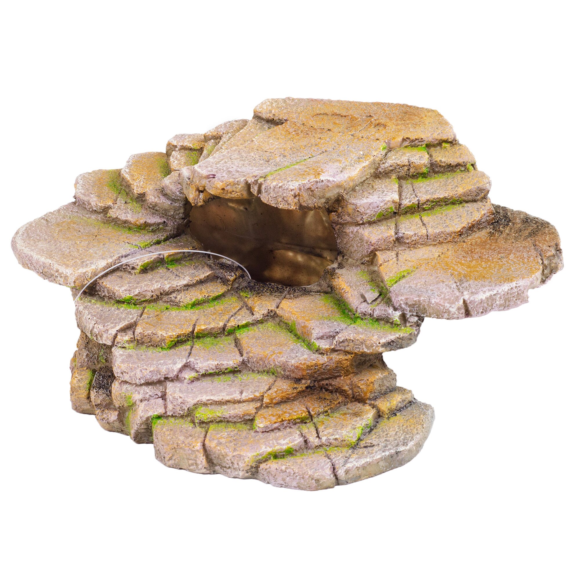Декорация для аквариума KW Zone King's Грот двойной 22,6 x 17 x 9 см (пластик)