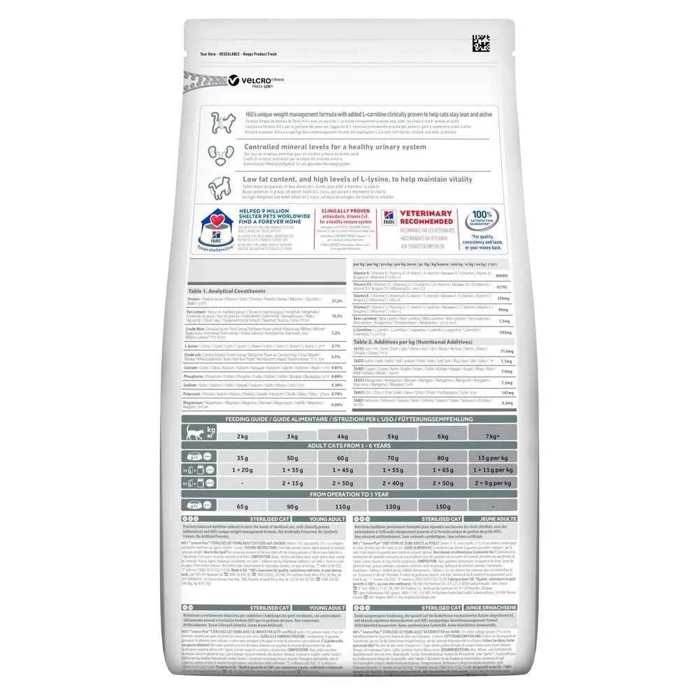 Сухий корм для котів Hill's Science Plan Sterilised Adult 1+0,5 кг - курка Сухий корм для котів Hill's Science Plan Sterilised Adult 1+0,5 кг - курка