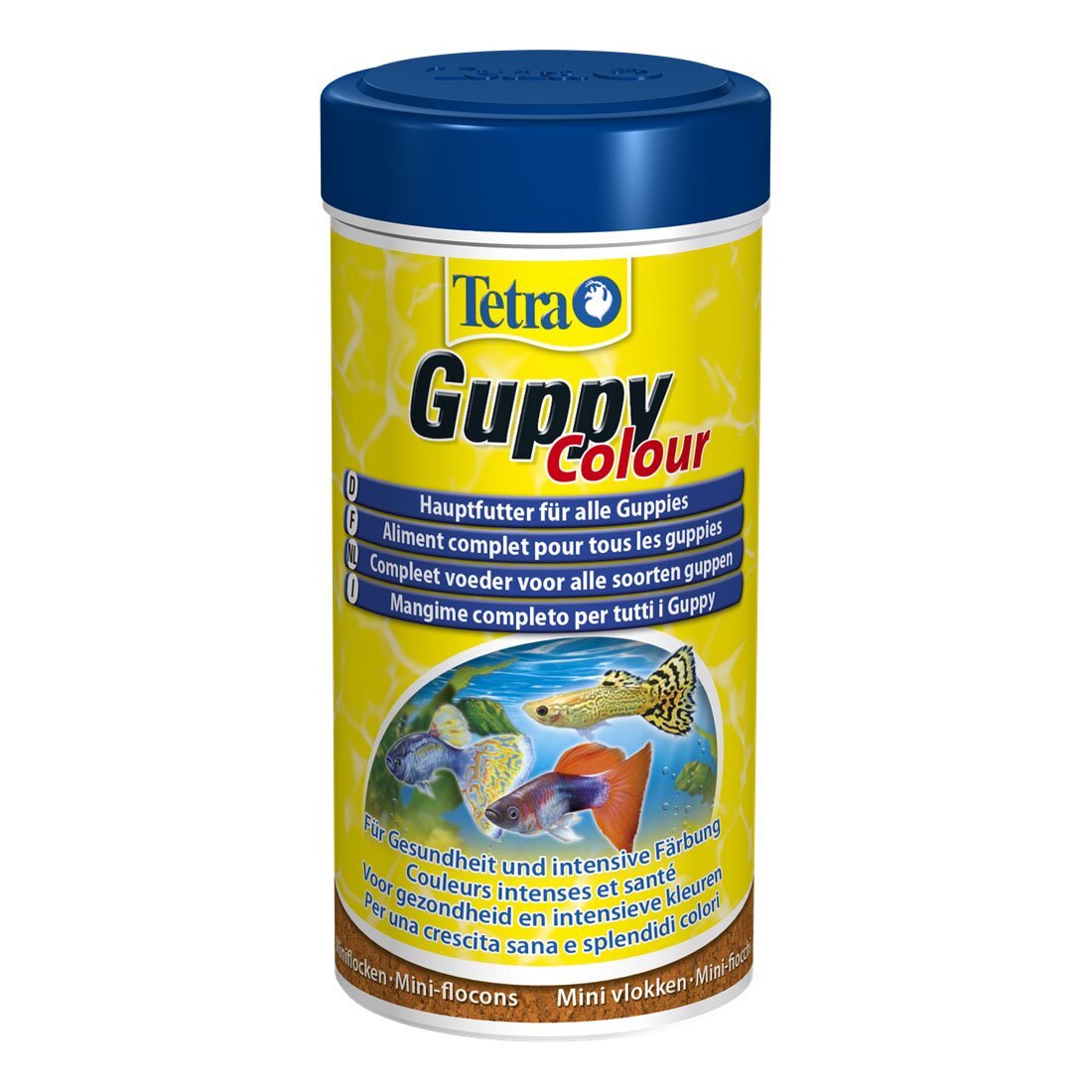 Сухий корм для акваріумних риб Tetra в пластівцях «Guppy Colour» 100 мл (для гупі)