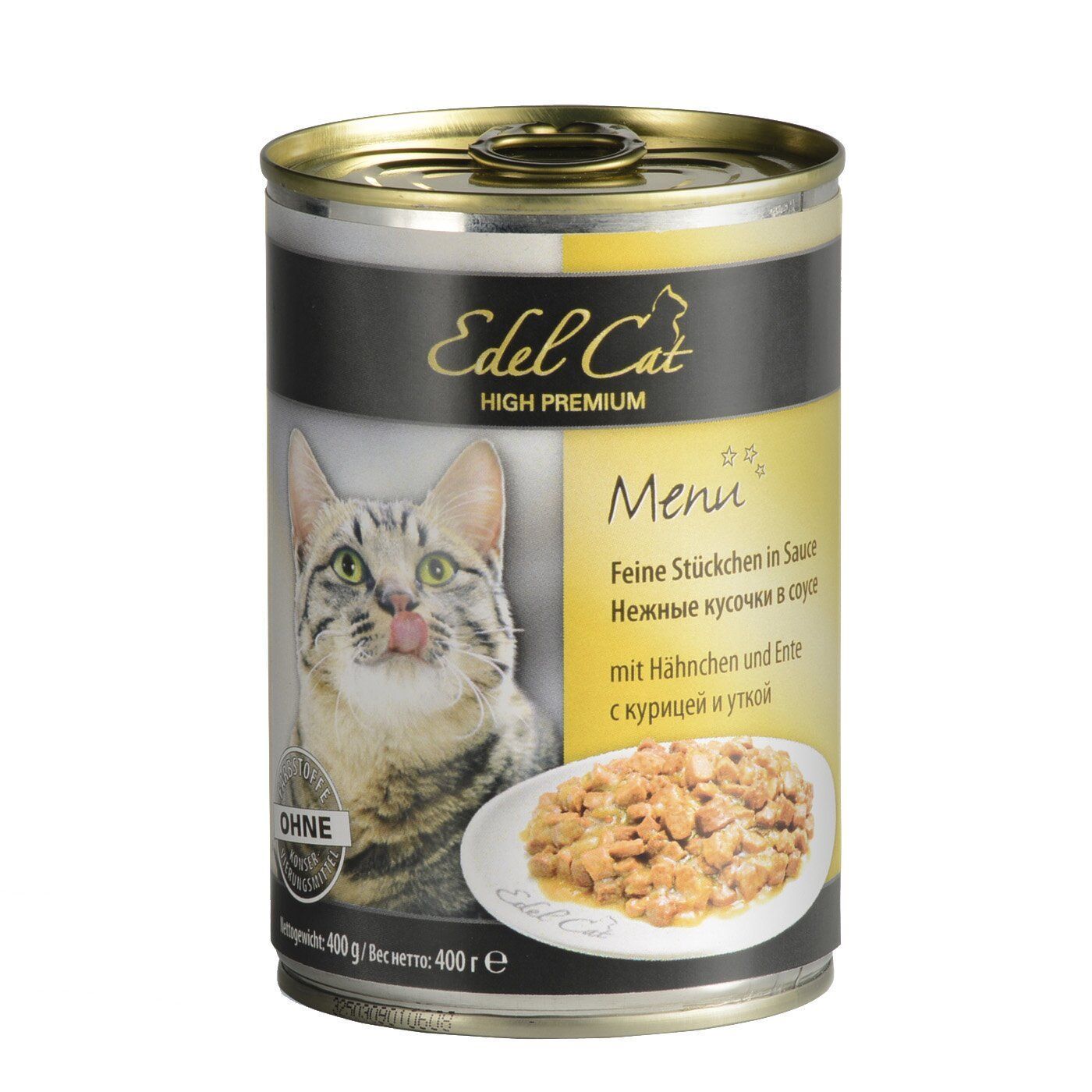 Влажный корм для кошек Edel Cat Menu 400 г — курица и утка Влажный корм для кошек Edel Cat Menu 400 г — курица и утка