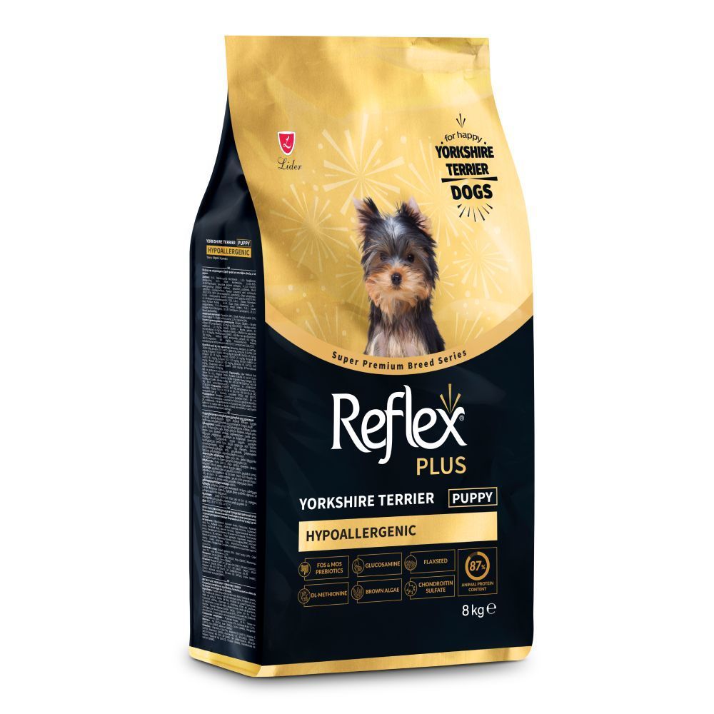 Сухой корм для щенков Reflex Plus Yorkshire Terrier Puppy 8 кг - курица