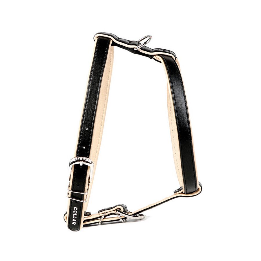 Шлейка Collar кожаная «Brilliance» (Бриллианс) 40 см / 46-55 см / 15 мм (черная) Шлейка Collar кожаная «Brilliance» (Бриллианс) 40 см / 46-55 см / 15 мм (черная)