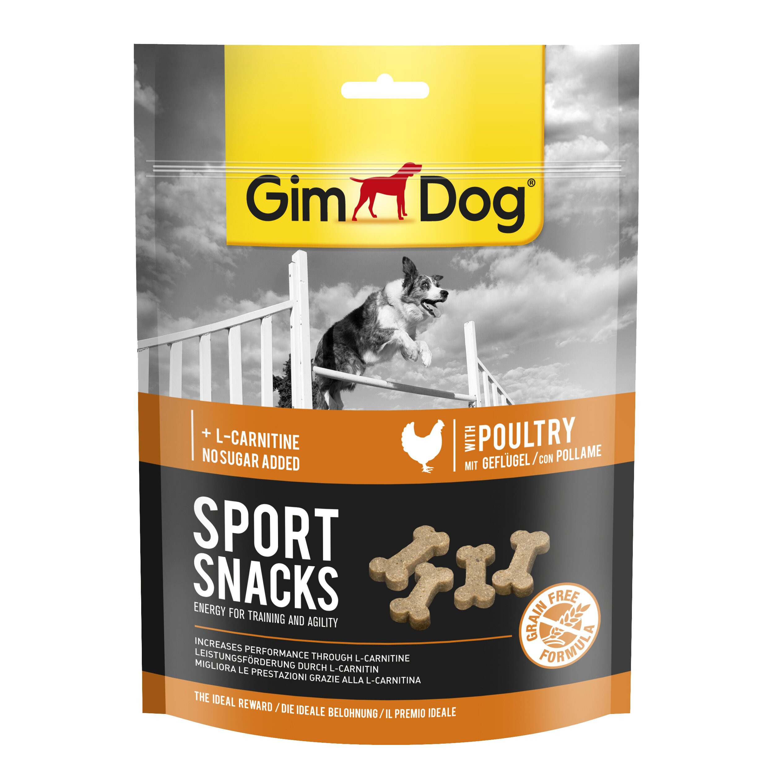 Ласощі для собак GimDog Sport Snacks 150 г (домашня птиця)