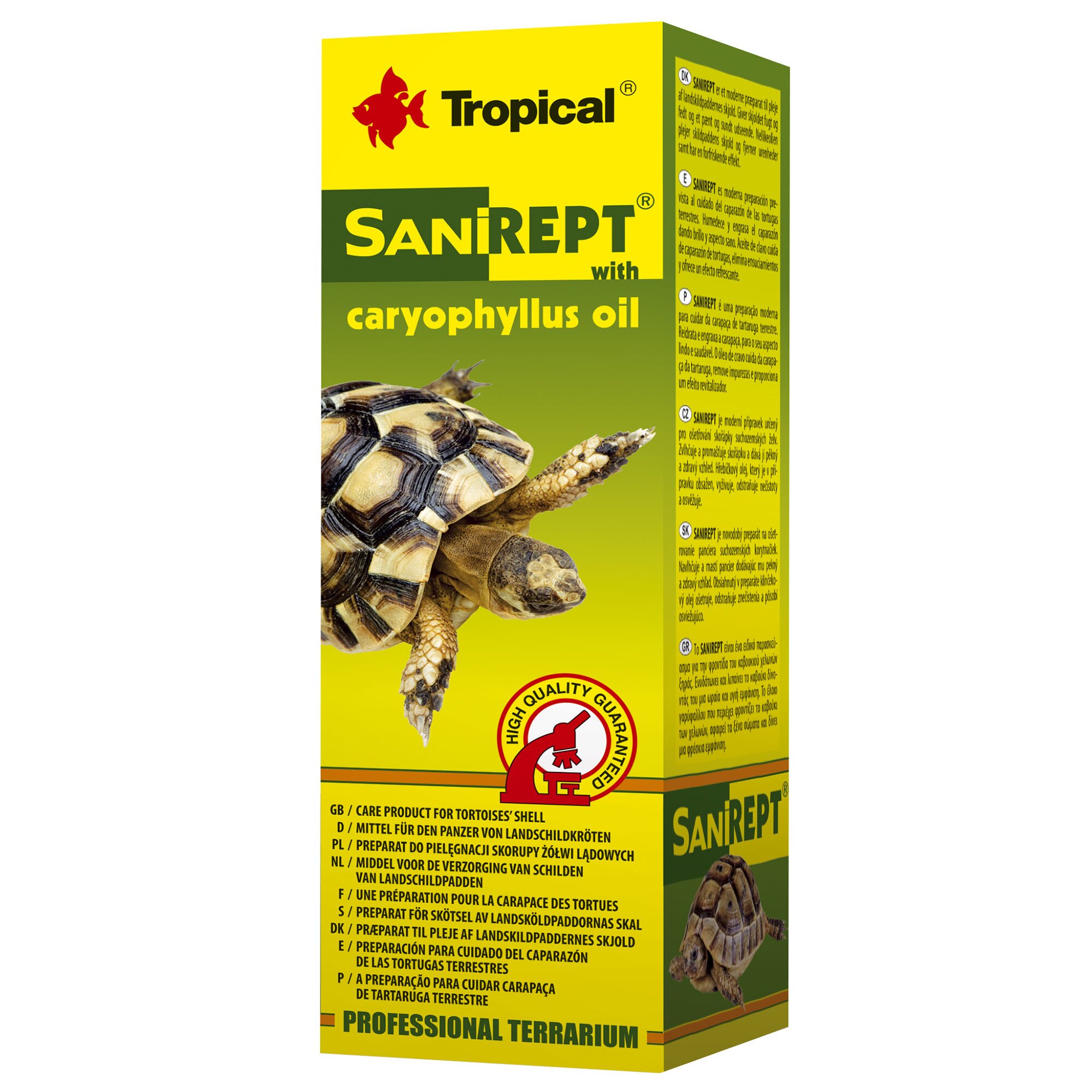 Препарат для ухода за панцирем сухопутных черепах Tropical «Sanirept» 15 мл Препарат для ухода за панцирем сухопутных черепах Tropical «Sanirept» 15 мл