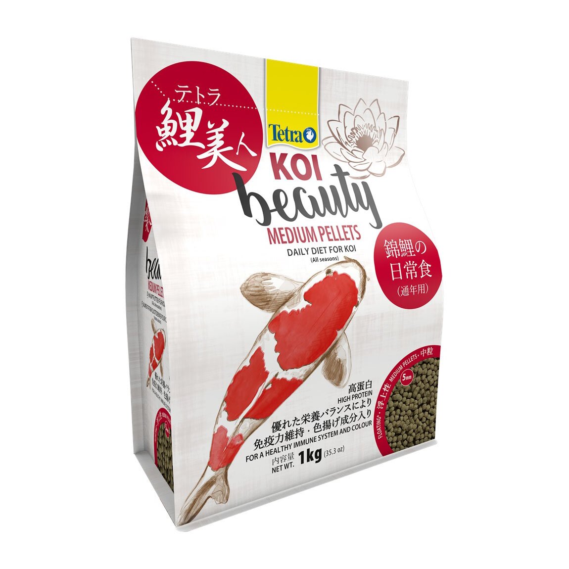 Сухий корм для ставкових риб Tetra в гранулах «KOI Beauty Medium» 4 л (для коропів кої) Сухий корм для ставкових риб Tetra в гранулах «KOI Beauty Medium» 4 л (для коропів кої)