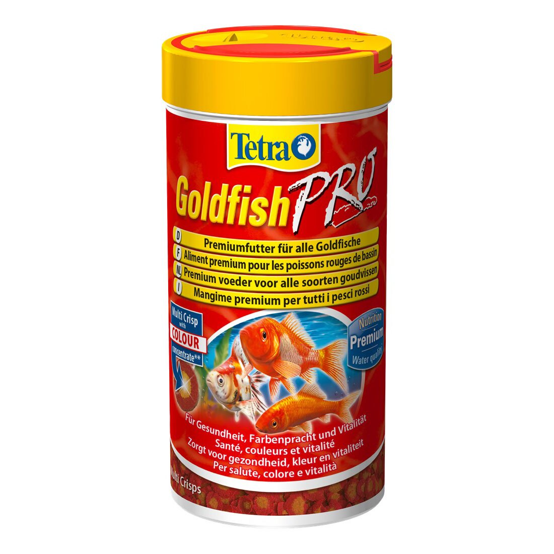 Сухий корм для акваріумних риб Tetra в чипсах «Goldfish Pro» 250 мл (для золотих рибок)