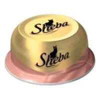 Влажный корм для кошек Sheba 80 г — кусочки куриной грудки и утиной грудки в соусе