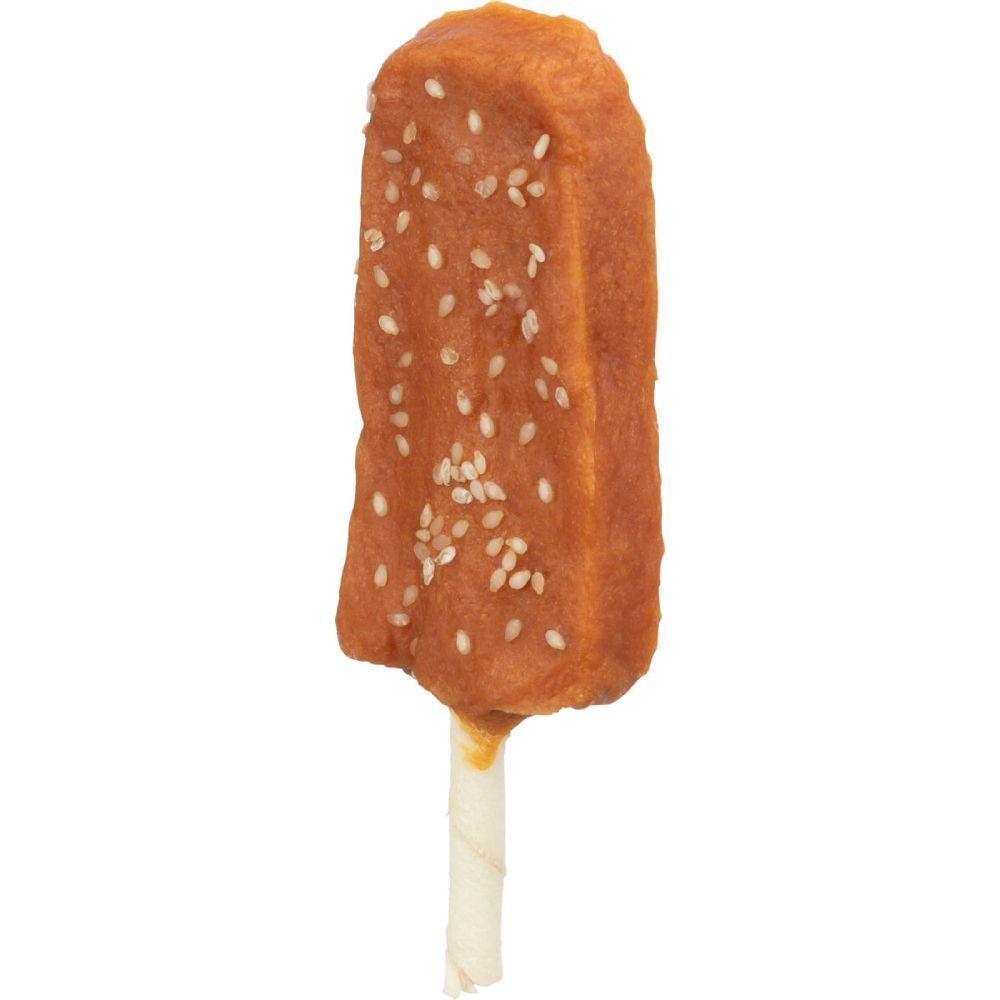 Ласощі для собак Trixie Ice Pop 12 см 1 шт 46 г - курка та кунжут Ласощі для собак Trixie Ice Pop 12 см 1 шт 46 г - курка та кунжут