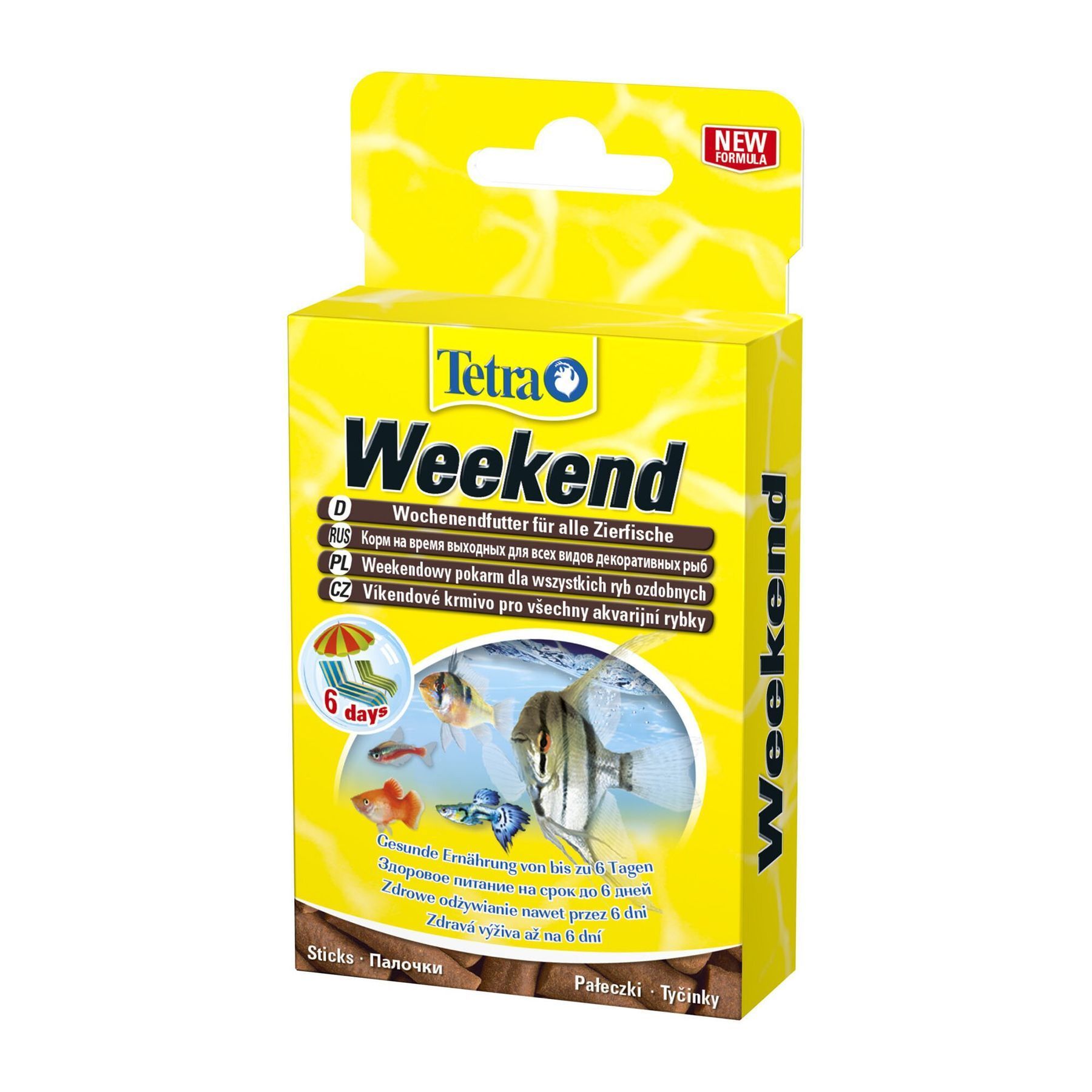 Сухий корм для всеїдних акваріумних риб Tetra Weekend 20 шт - палички