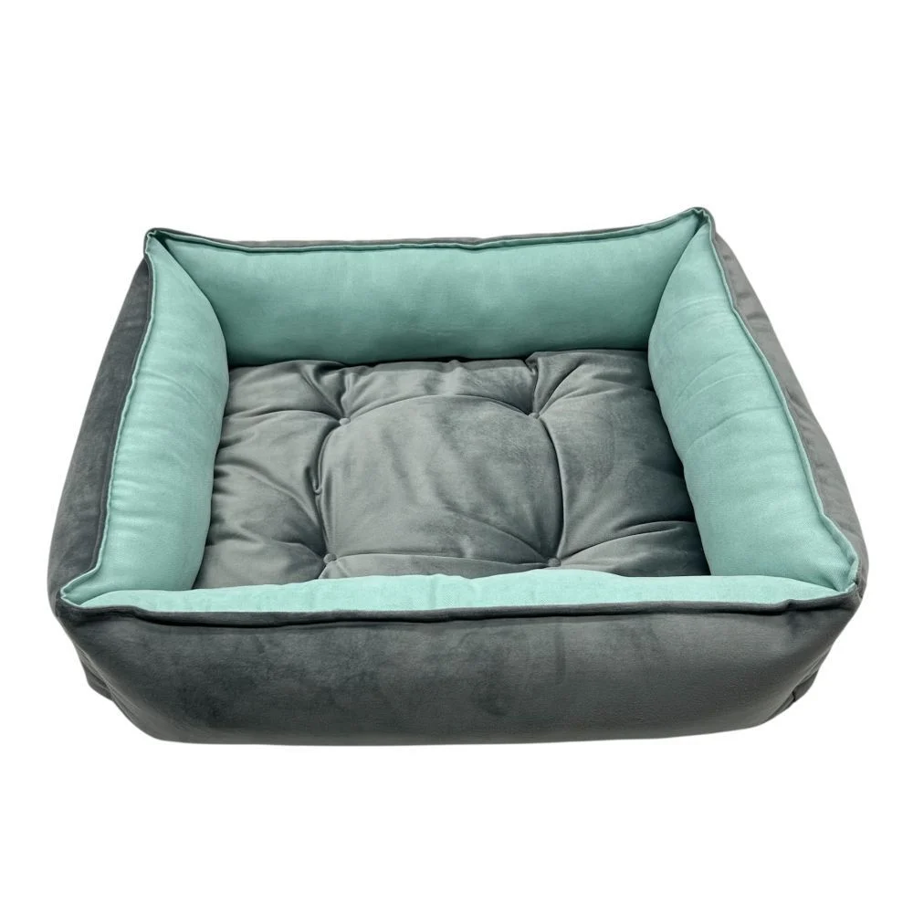 Лежак для котів Pet Fun Velour 60x50x18 см - тіффані