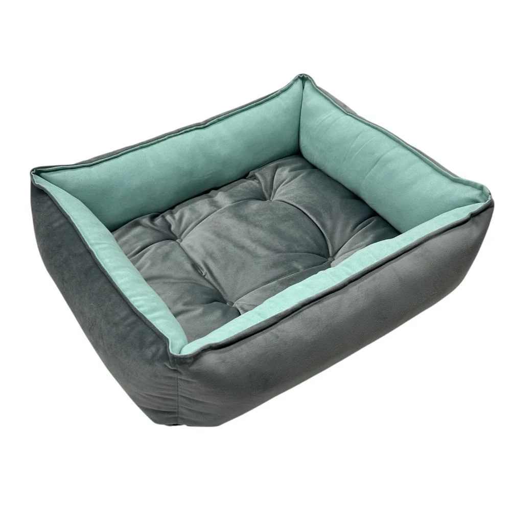 Лежак для котів Pet Fun Velour 60x50x18 см - тіффані