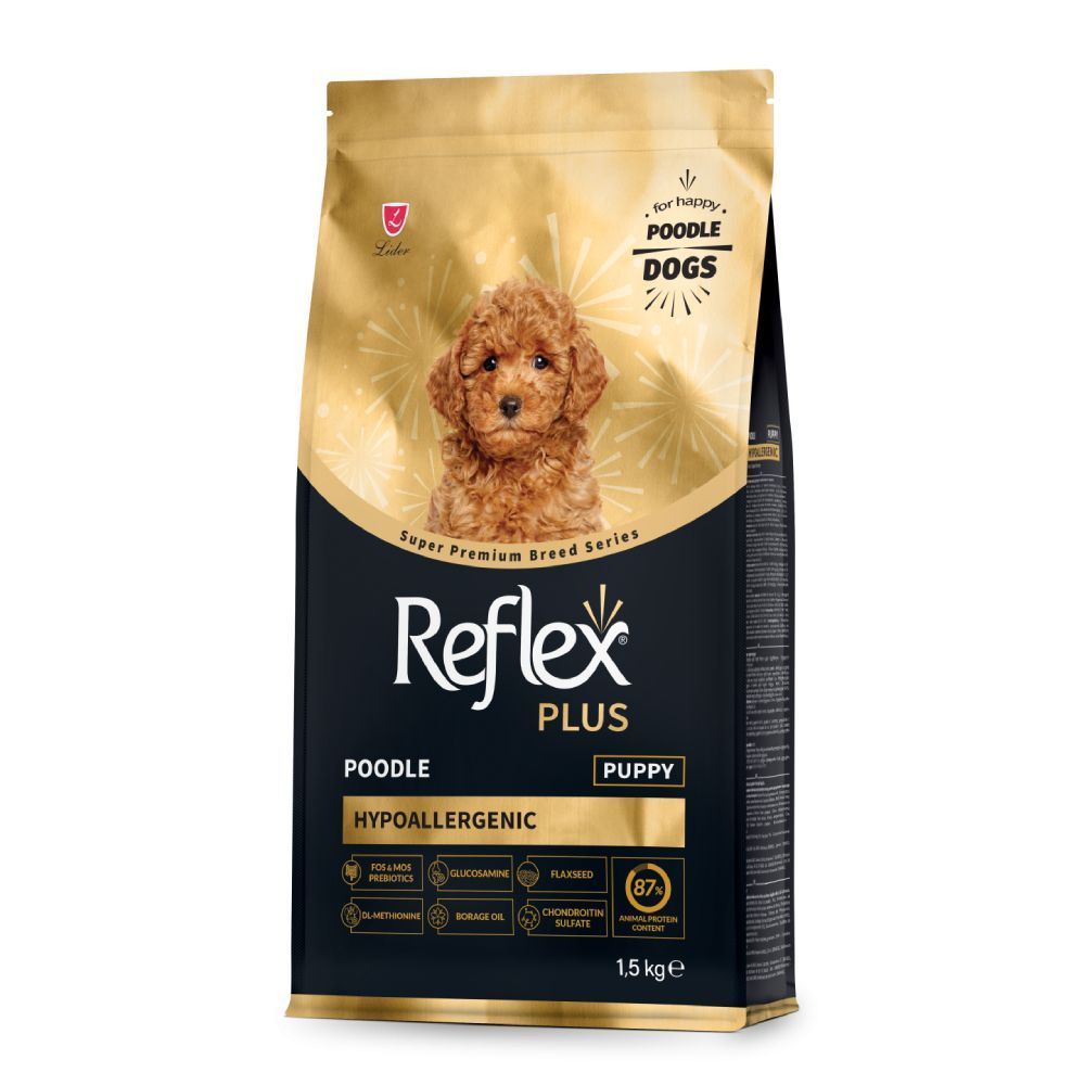 Сухий корм для цуценят Reflex Plus Poodle Puppy 1,5 кг - курка Сухий корм для цуценят Reflex Plus Poodle Puppy 1,5 кг - курка