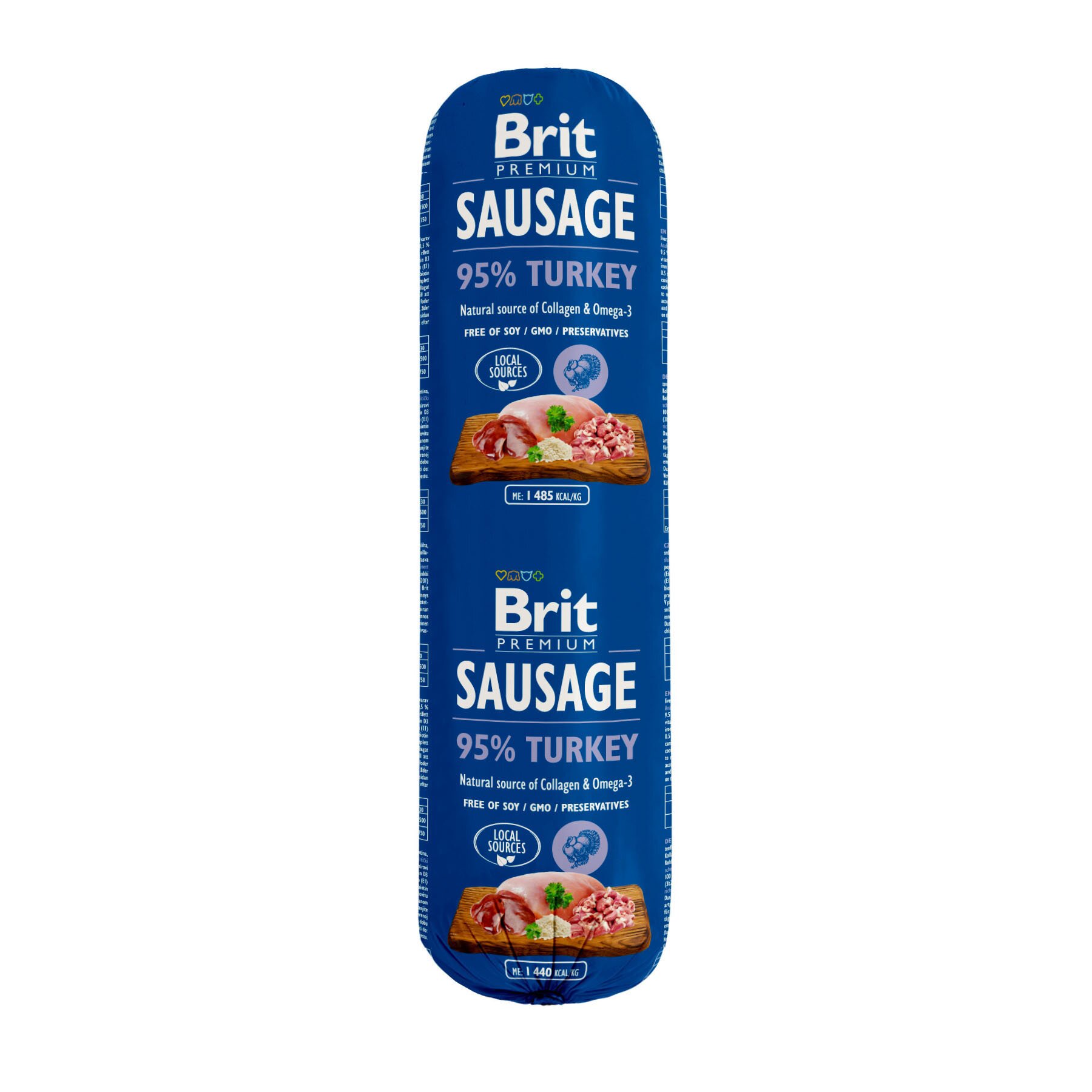 Влажный корм для собак Brit Premium Sausage Turkey 800 г (индейка) Влажный корм для собак Brit Premium Sausage Turkey 800 г (индейка)