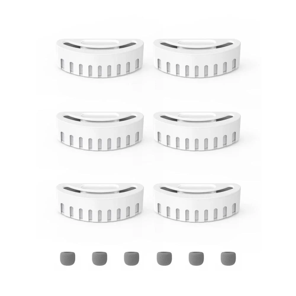 Uahpet фильтр для поилки-фонтана Glow Wireless Pet Fountain 6 шт - белый