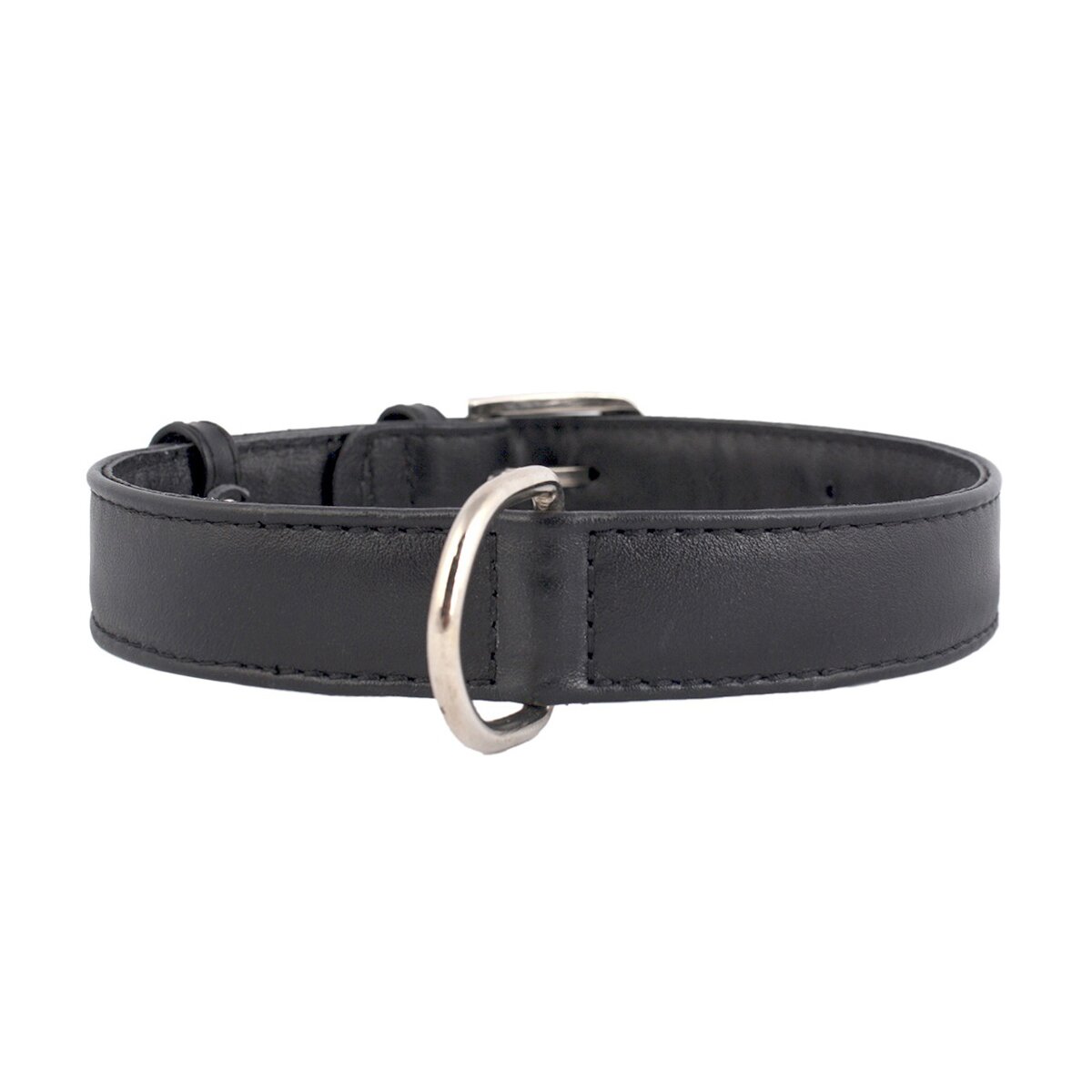 Ошейник Collar кожаный «Glamour» (Гламур) 30-39 см / 20 мм (черный)