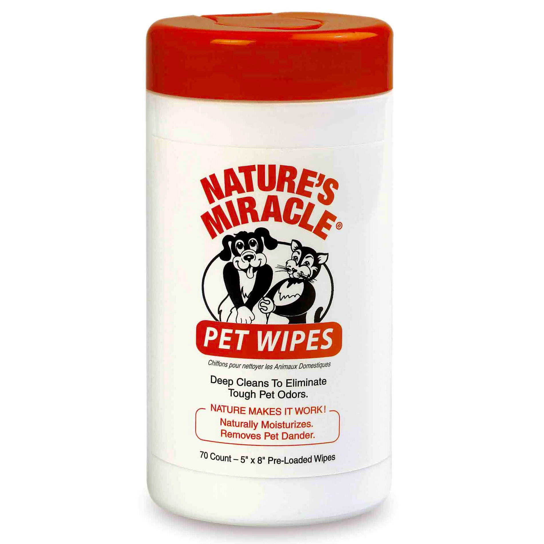 Серветки гігієнічніNature's Miracle «Pet Wipes» 70 шт.