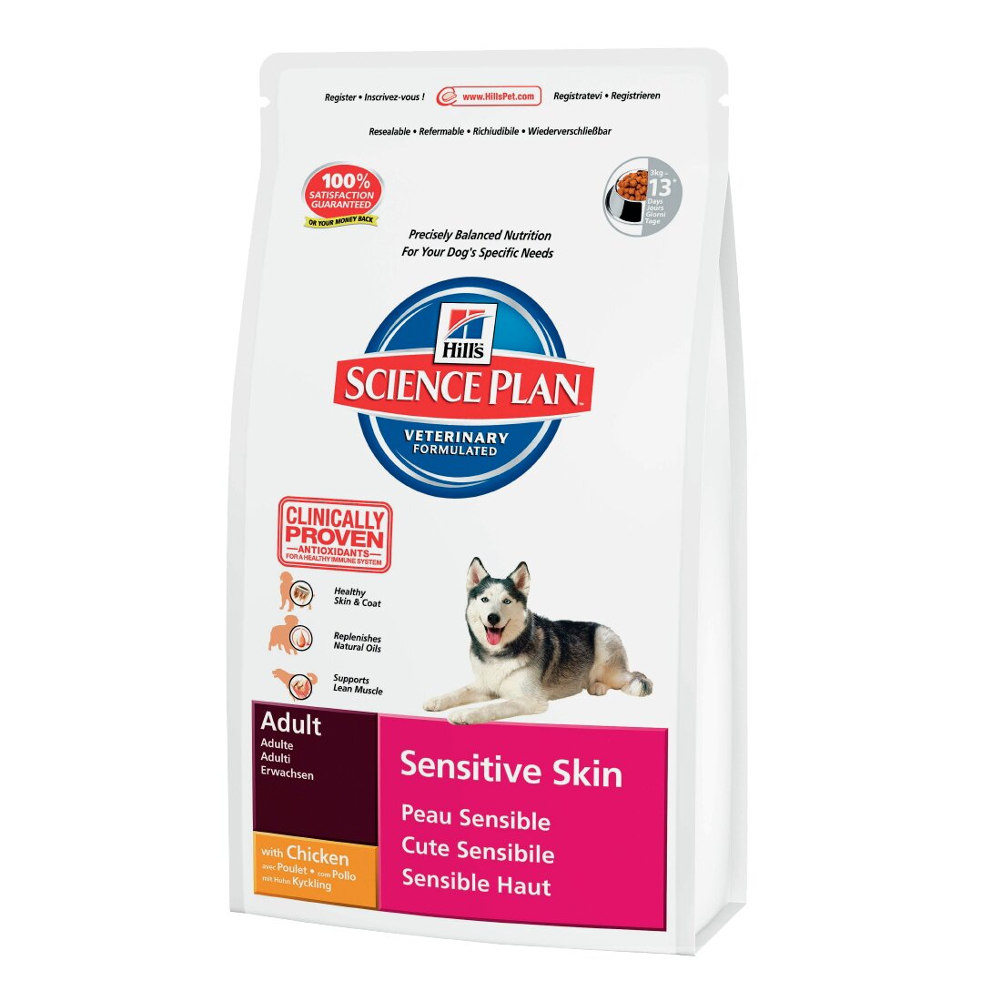 Сухий корм для собак з чутливою шкірою Hills Science Plan Canine Adult Sensitive Skin 1 кг (курка) Сухий корм для собак з чутливою шкірою Hills Science Plan Canine Adult Sensitive Skin 1 кг (курка)