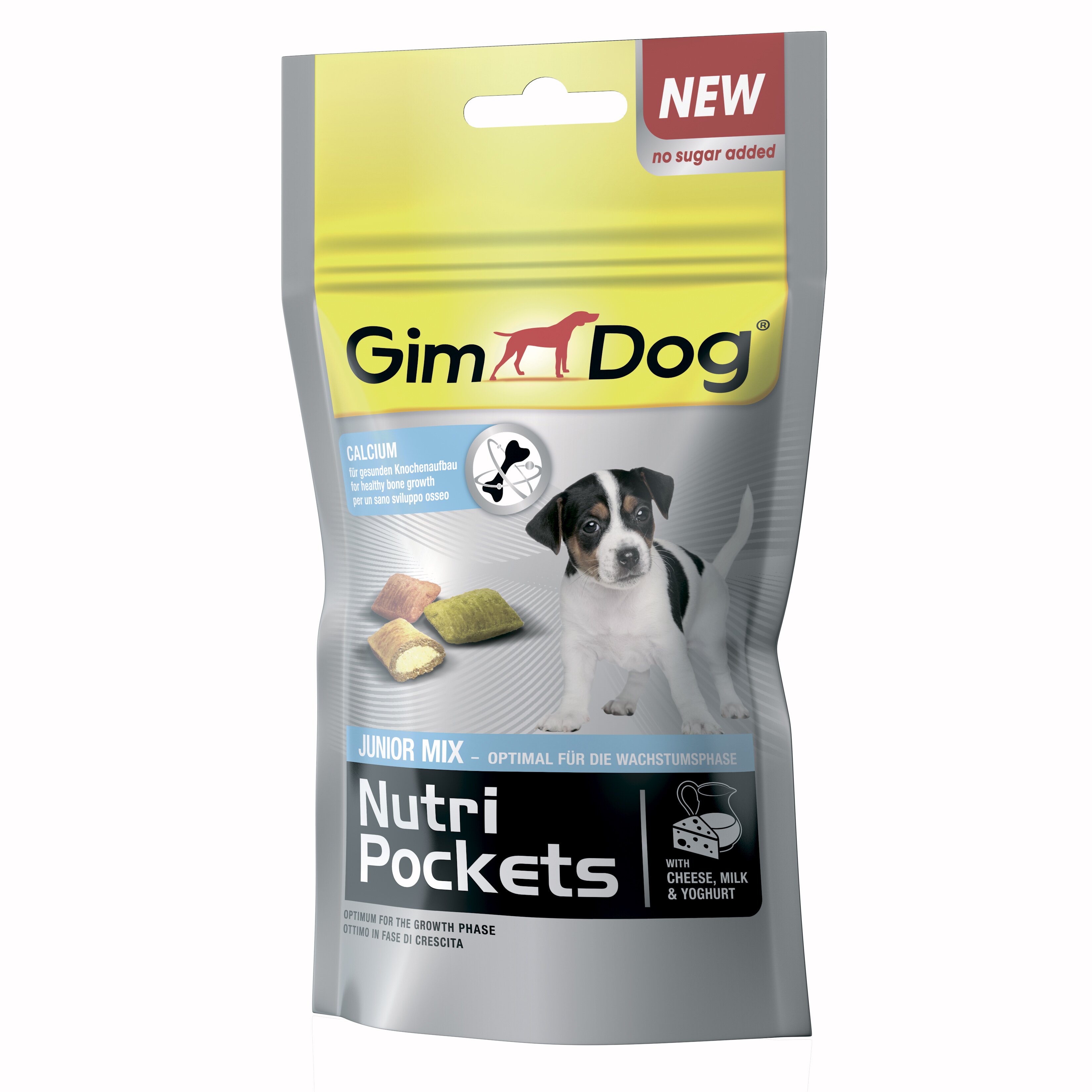 Ласощі для цуценят GimDog Nutri Pockets Junior Mix 45 г (мультивітамін)