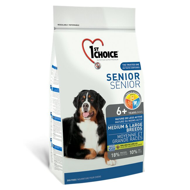 Сухой корм для пожилых собак средних и крупных пород 1st Choice Senior Medium & Large Breeds 7 кг (курица)