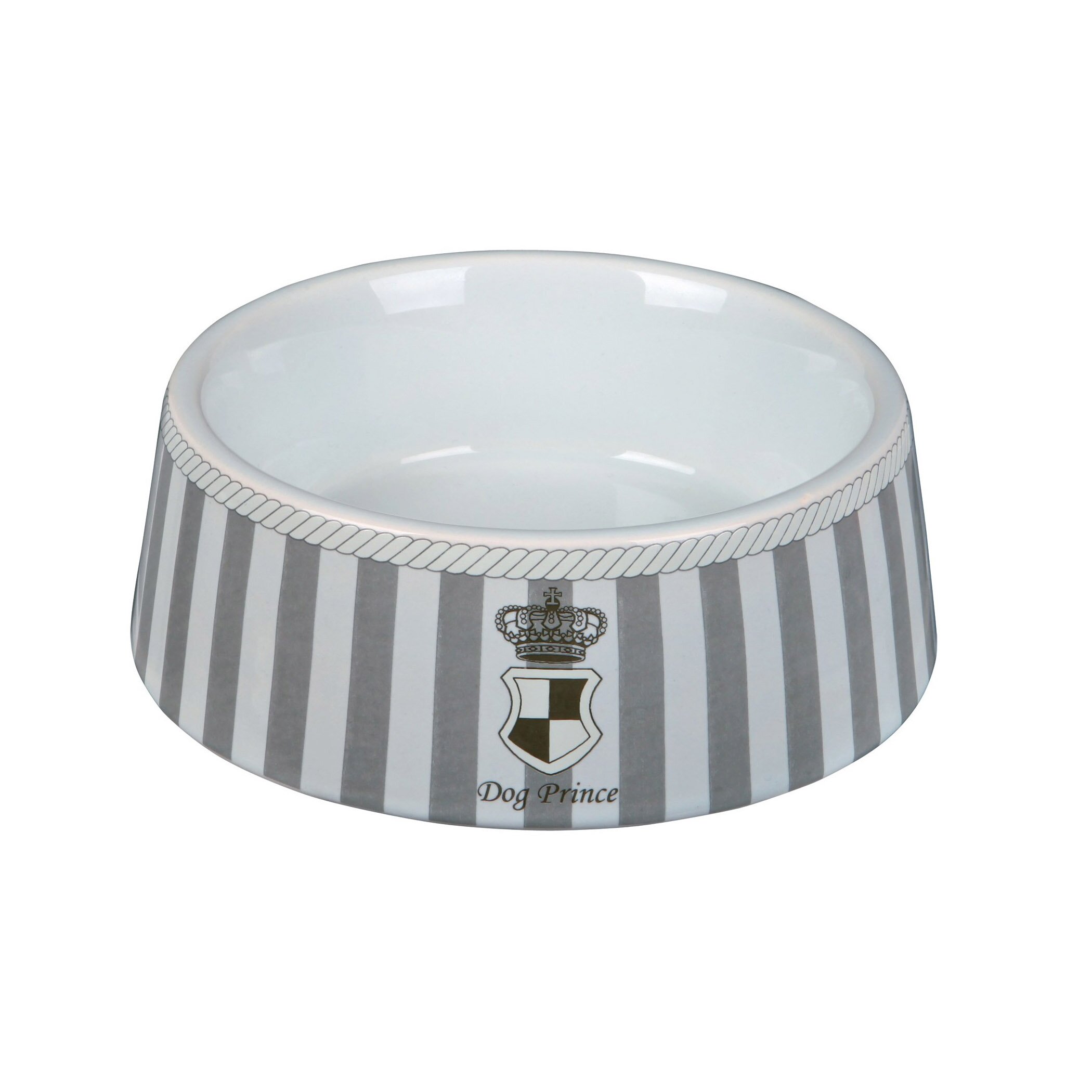 Миска керамічна Trixie «Dog Prince» 450 мл / 16 см (сіра)