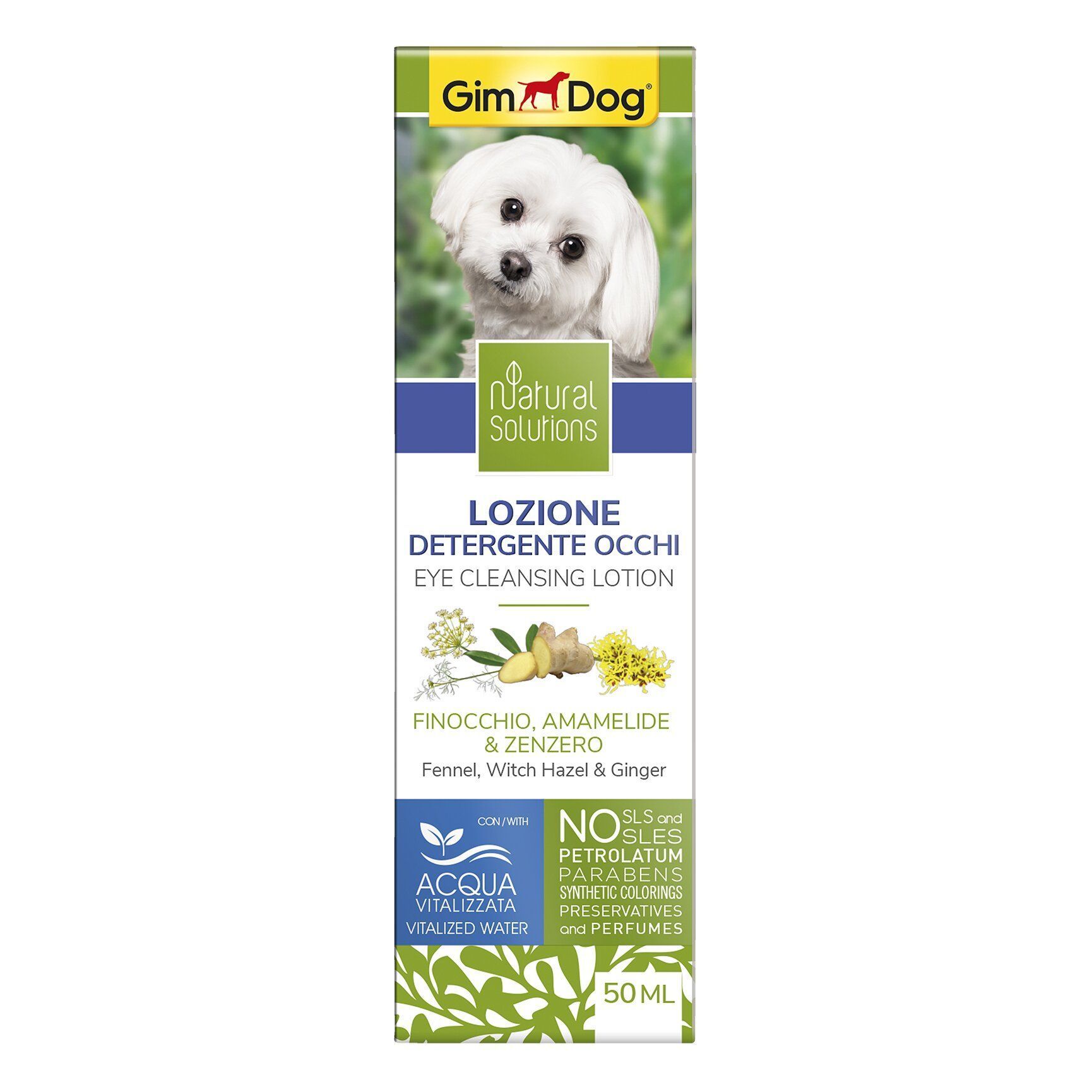 Лосьон для ухода за глазами GimDog Natural Solution «Eye Cleansing Lotion» 50 мл Лосьон для ухода за глазами GimDog Natural Solution «Eye Cleansing Lotion» 50 мл