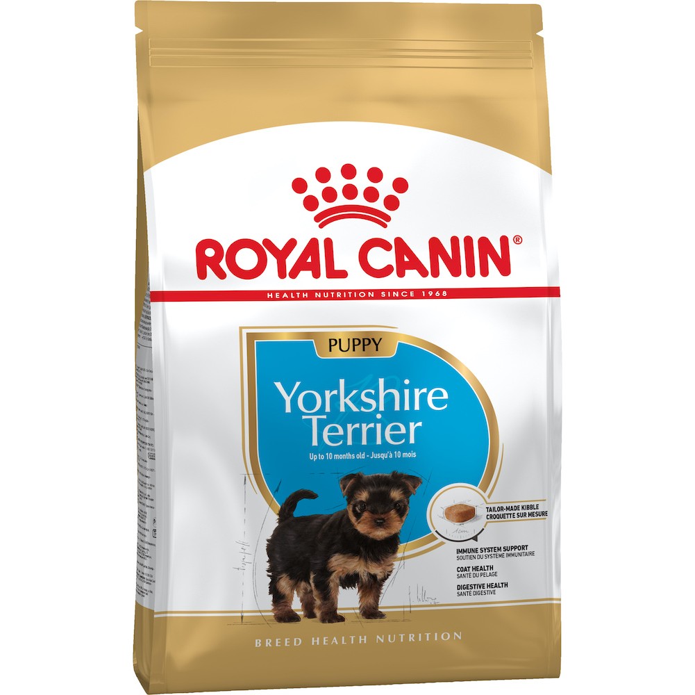 Набір сухого та вологого корму для цуценят Royal Canin Yorkshire Terrier Puppy 1,5 кг + 4 шт х 85 г