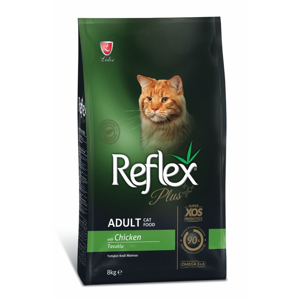 Сухий корм для котів Reflex Plus Adult 8 кг - курка Сухий корм для котів Reflex Plus Adult 8 кг - курка