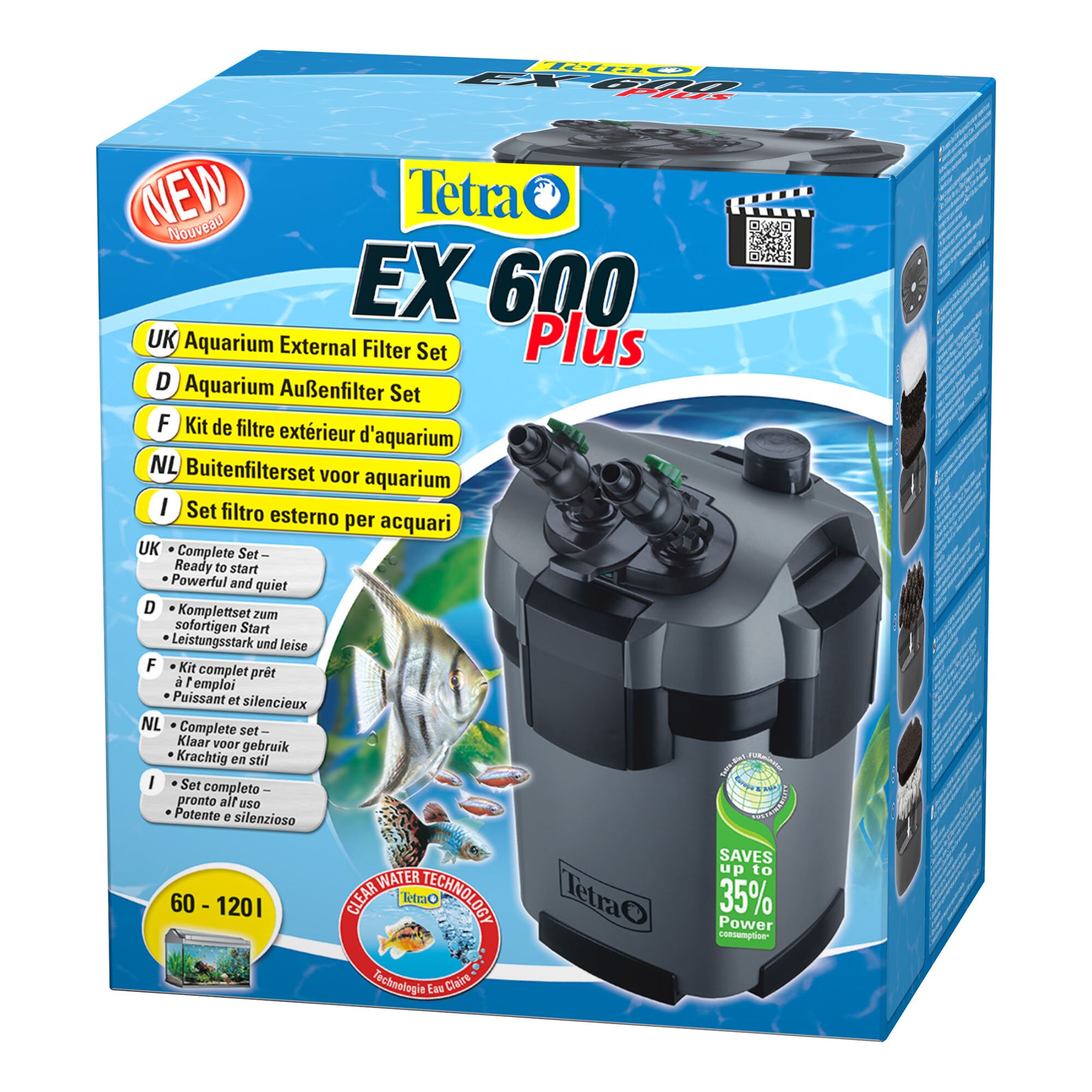 Внешний фильтр Tetra «EX 600 Plus» для аквариума 60-120 л Внешний фильтр Tetra «EX 600 Plus» для аквариума 60-120 л