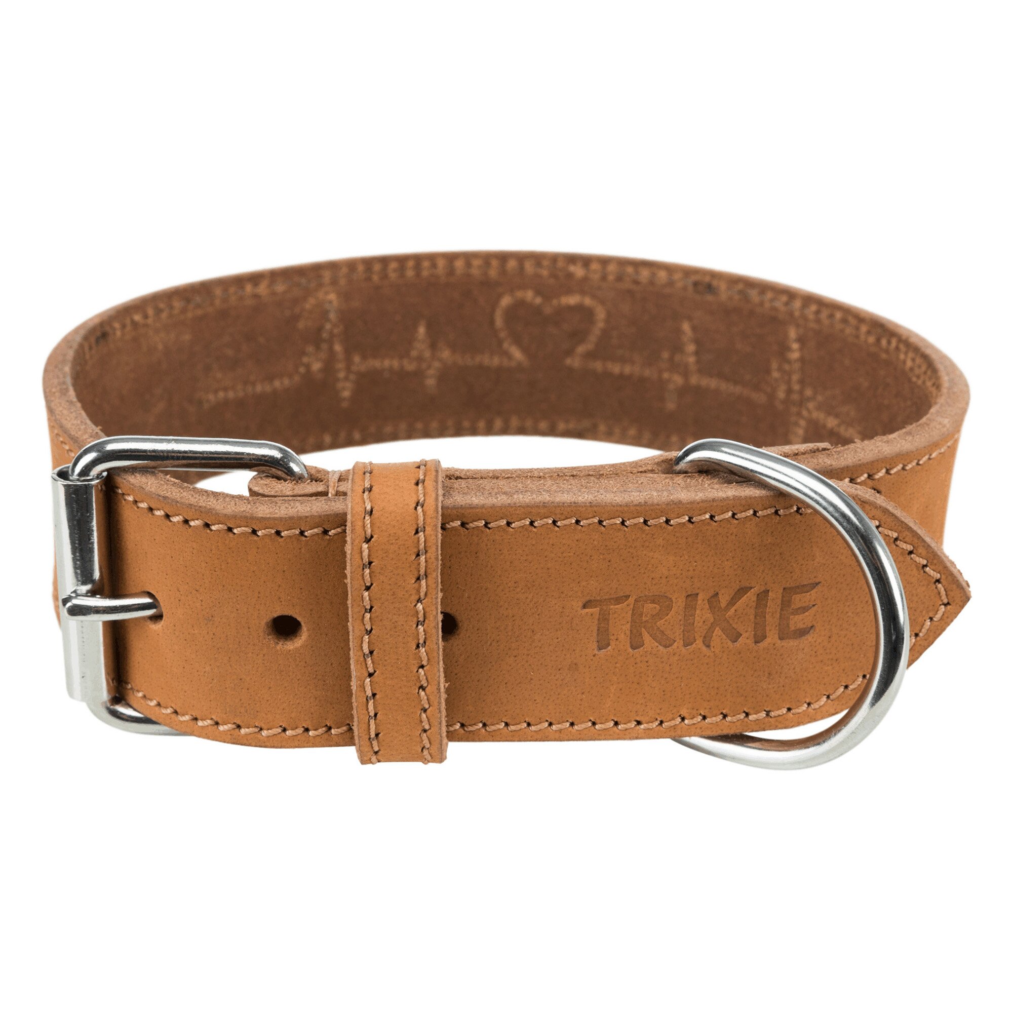 Ошейник Trixie кожаный «Heartbeat» M 38-47 см / 40 мм (коричневый) Ошейник Trixie кожаный «Heartbeat» M 38-47 см / 40 мм (коричневый)