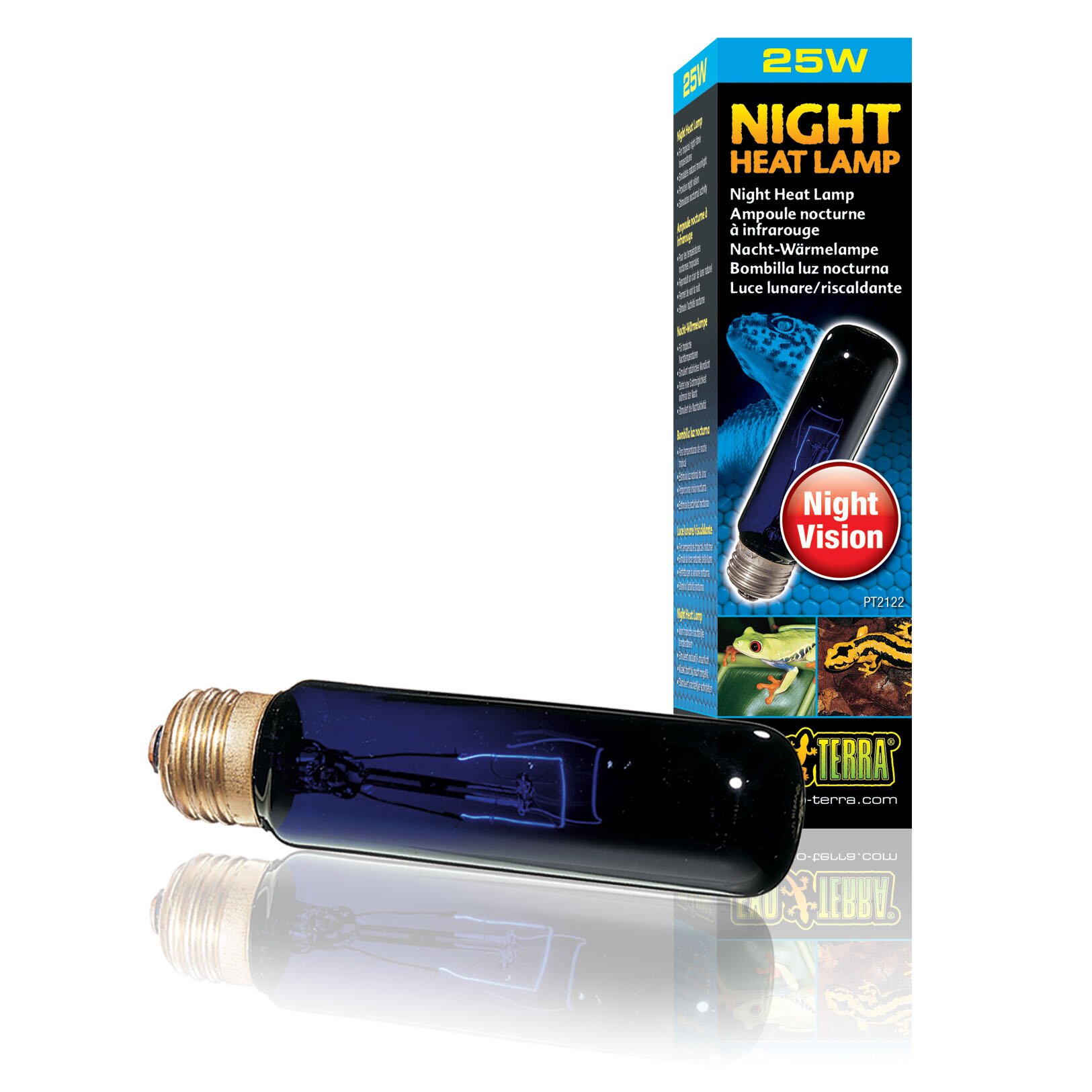 Лампа накаливания Exo Terra «Night Heat Lamp», имитирующая эффект лунного света, 25 Вт, E27 (для обогрева) Лампа накаливания Exo Terra «Night Heat Lamp», имитирующая эффект лунного света, 25 Вт, E27 (для обогрева)