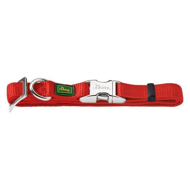 Hunter Vario Basic Alu Strong нашийник для собак 30-45 см - червоний Hunter Vario Basic Alu Strong нашийник для собак 30-45 см - червоний